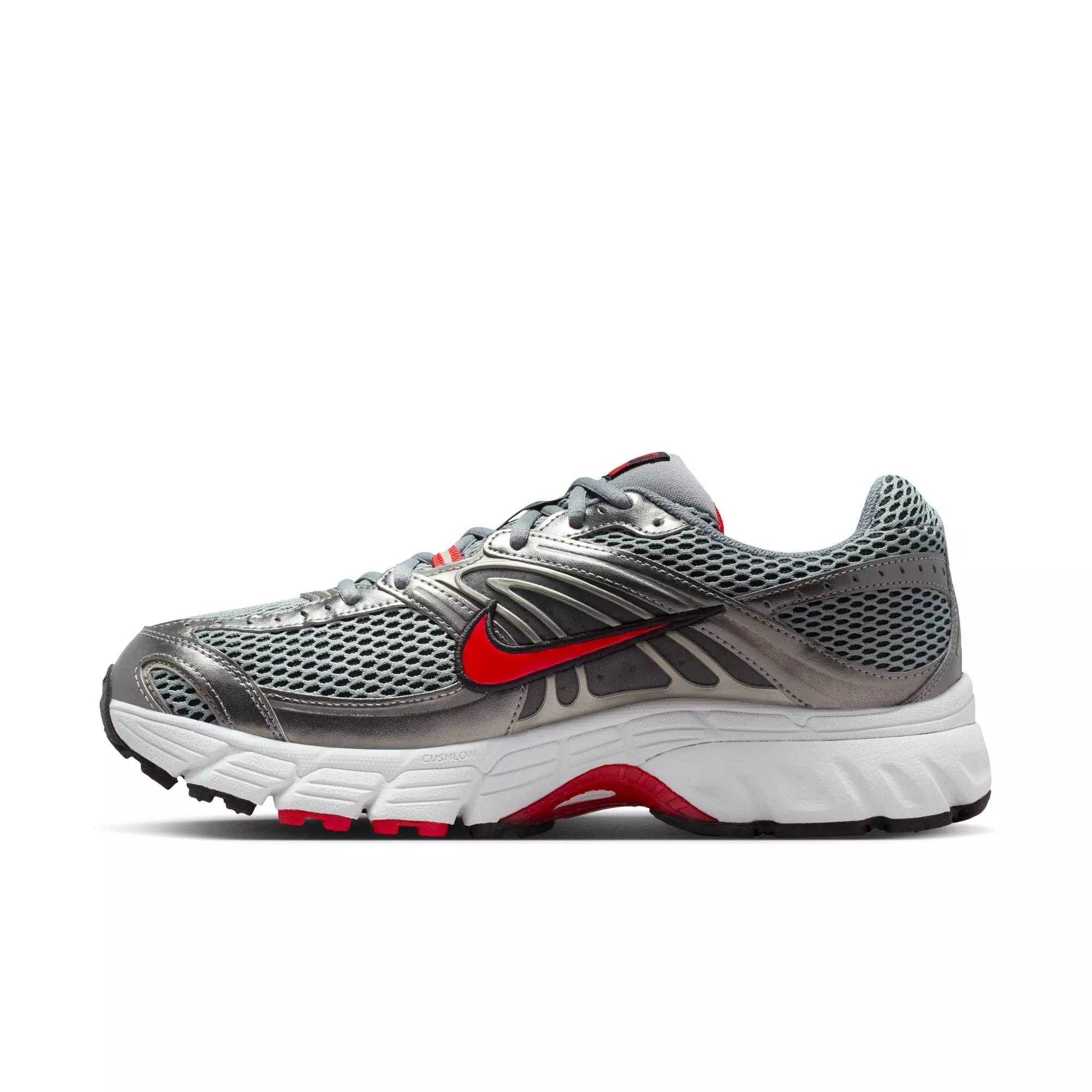 Nike Air Max Moto 2K "Smoke Grey/University Red/Black" Men's Shoe - GREY/RED