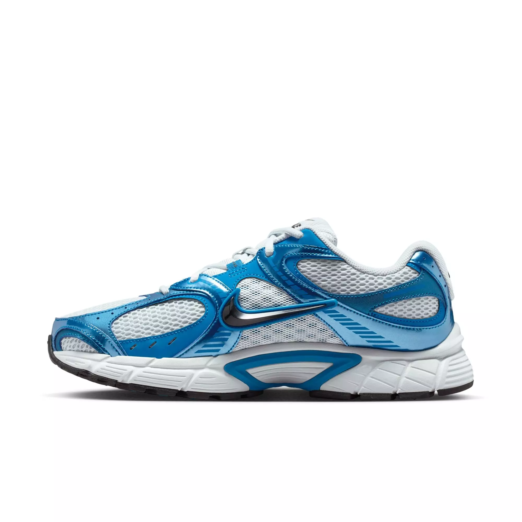 Nike V5 RNR "Pure Platinum/Black/Brilliant Blue" Men's Shoe - WHITE/ROYAL