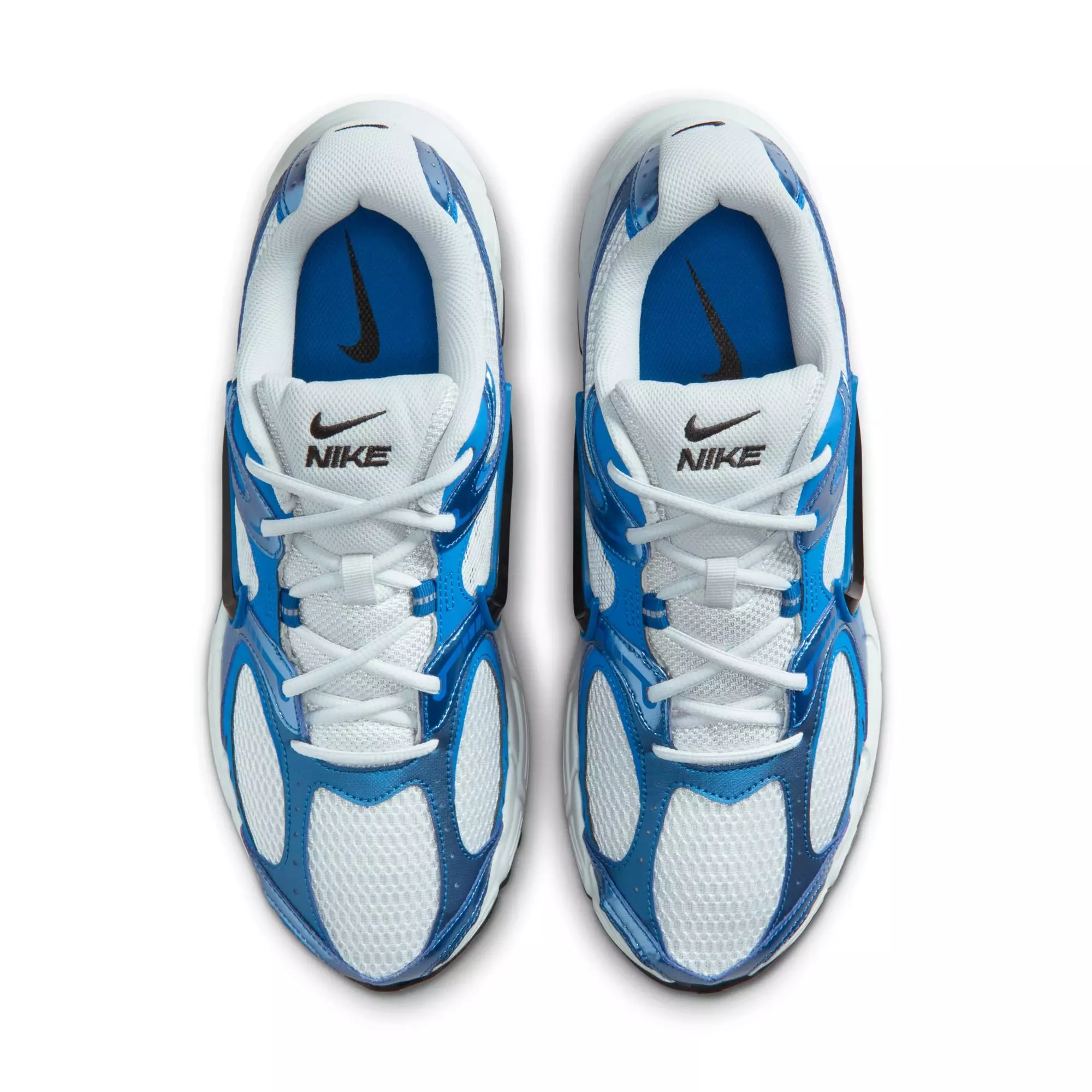 Nike V5 RNR "Pure Platinum/Black/Brilliant Blue" Men's Shoe - WHITE/ROYAL