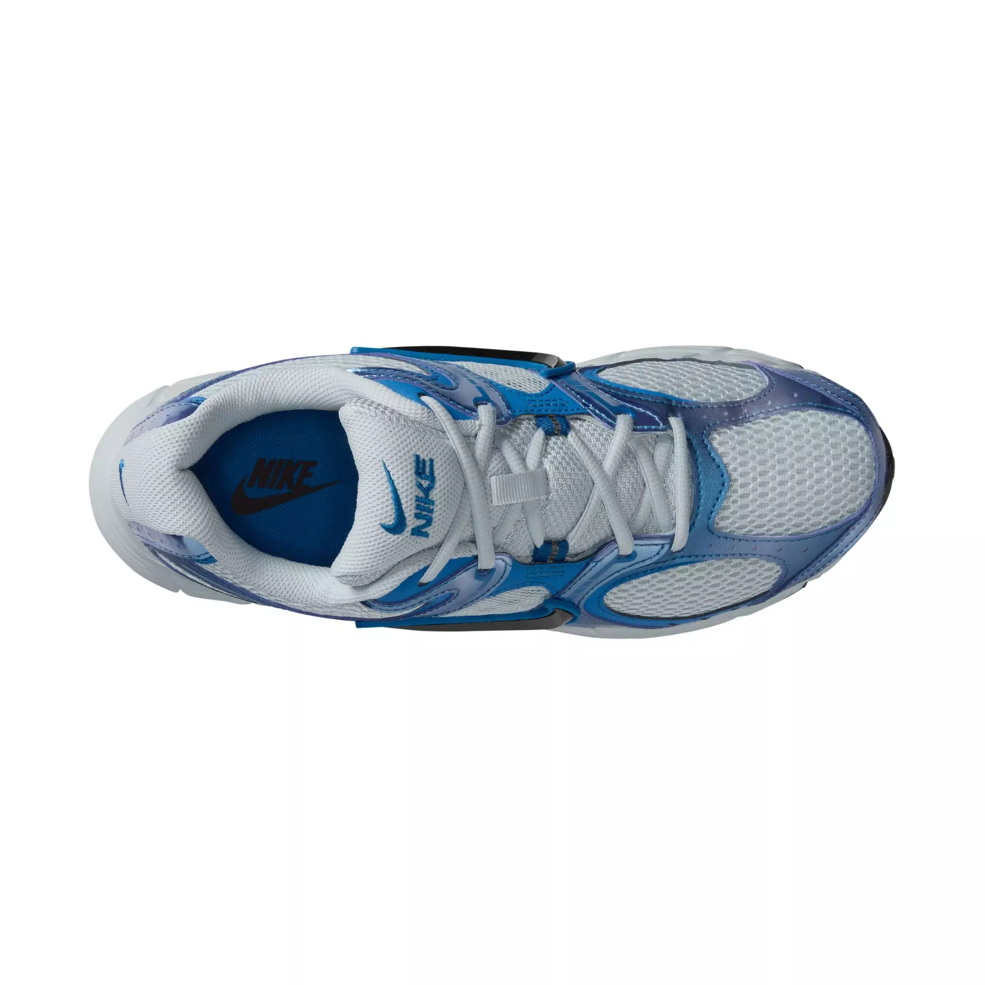 Nike V5 RNR "Pure Platinum/Black/Brilliant Blue" Men's Shoe - WHITE/ROYAL