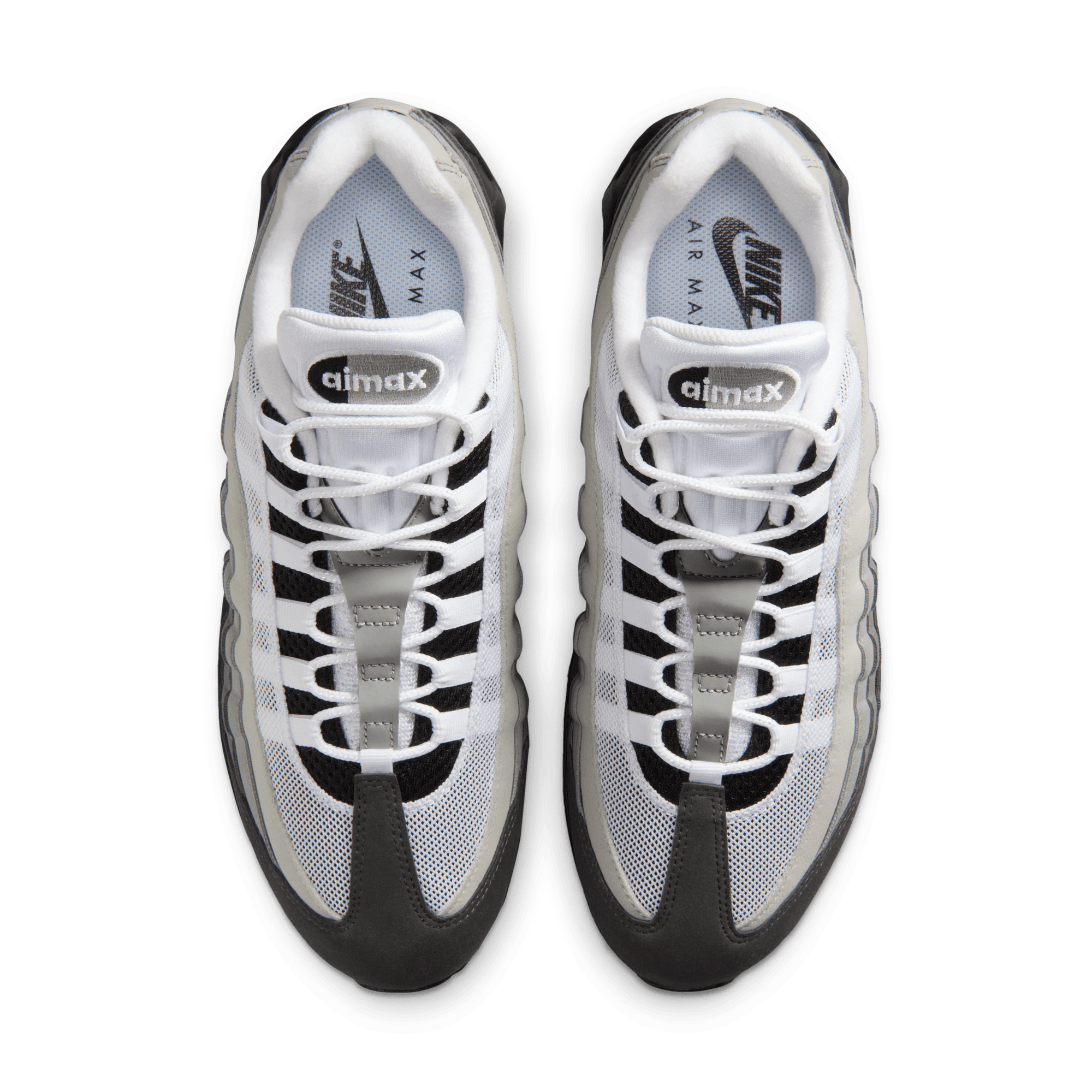 靴 30cm Nike Air Max 95 OG White and Black Nike Air Max 95 OG Men's Shoe Black/White | Hibbett