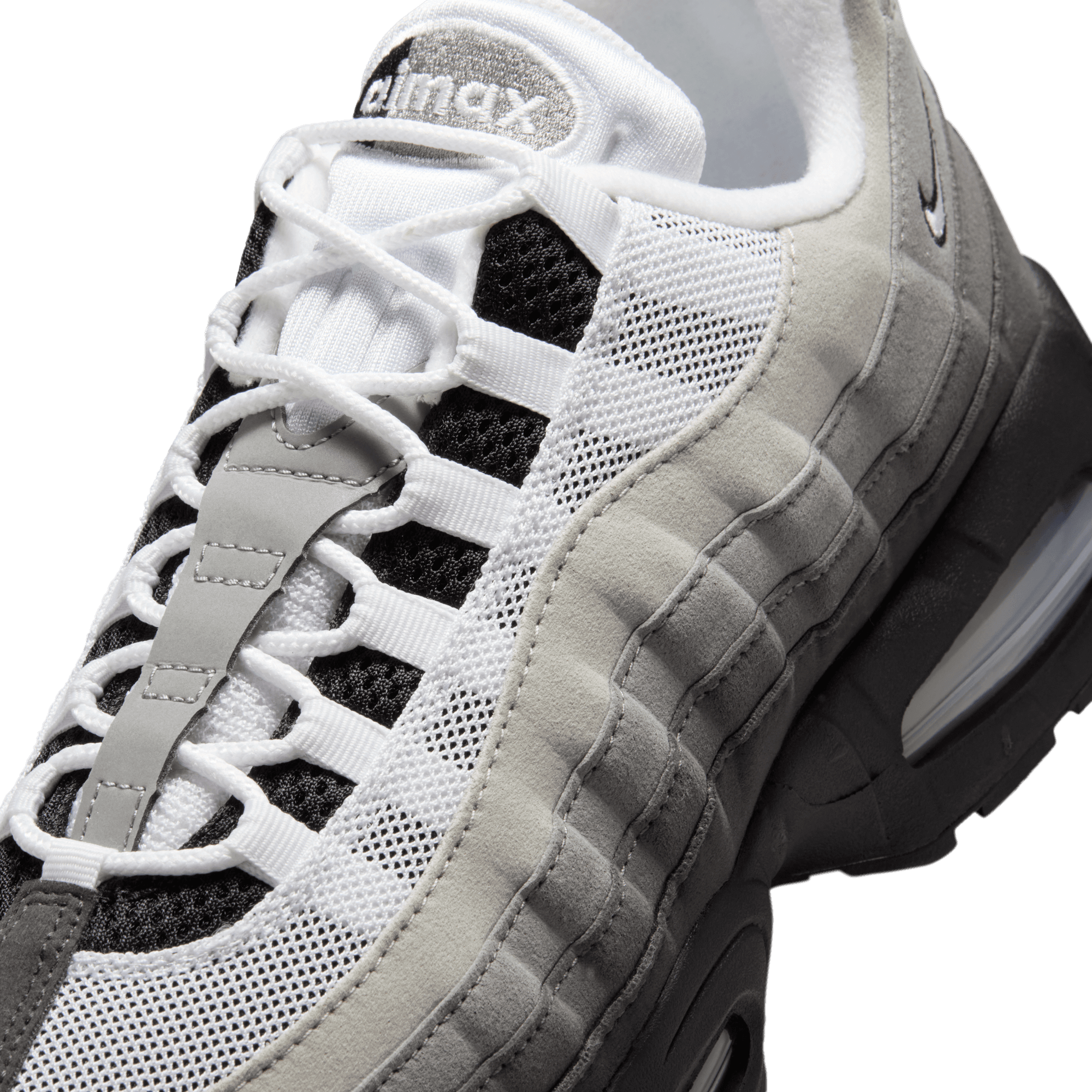 Nike Air Max 95 OG "Black/White/Medium Ash/Dk Pewter" Men's Shoe - BLACK/GREY Thumbnail View 9