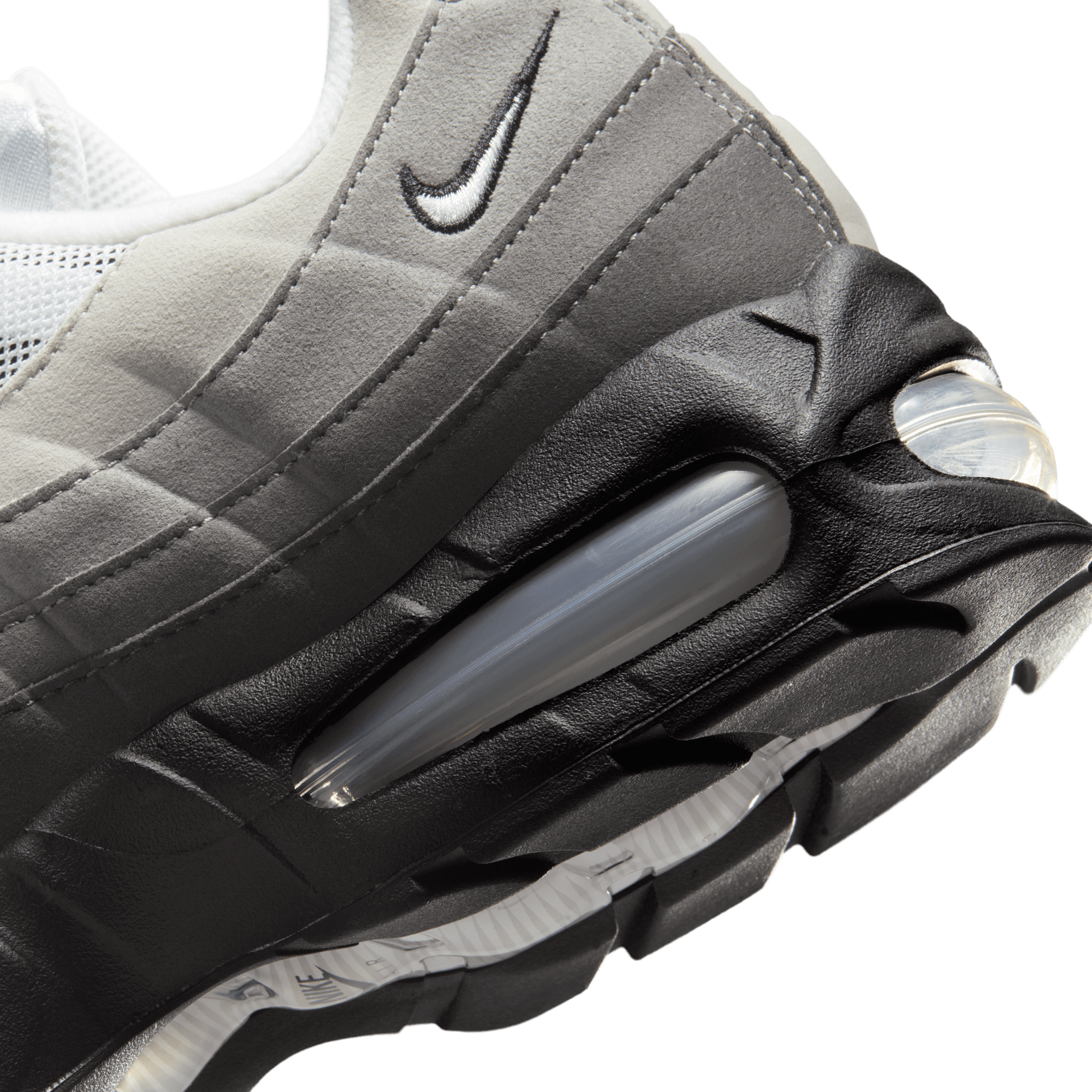 Nike Air Max 95 OG "Black/White/Medium Ash/Dk Pewter" Men's Shoe - BLACK/GREY Thumbnail View 10