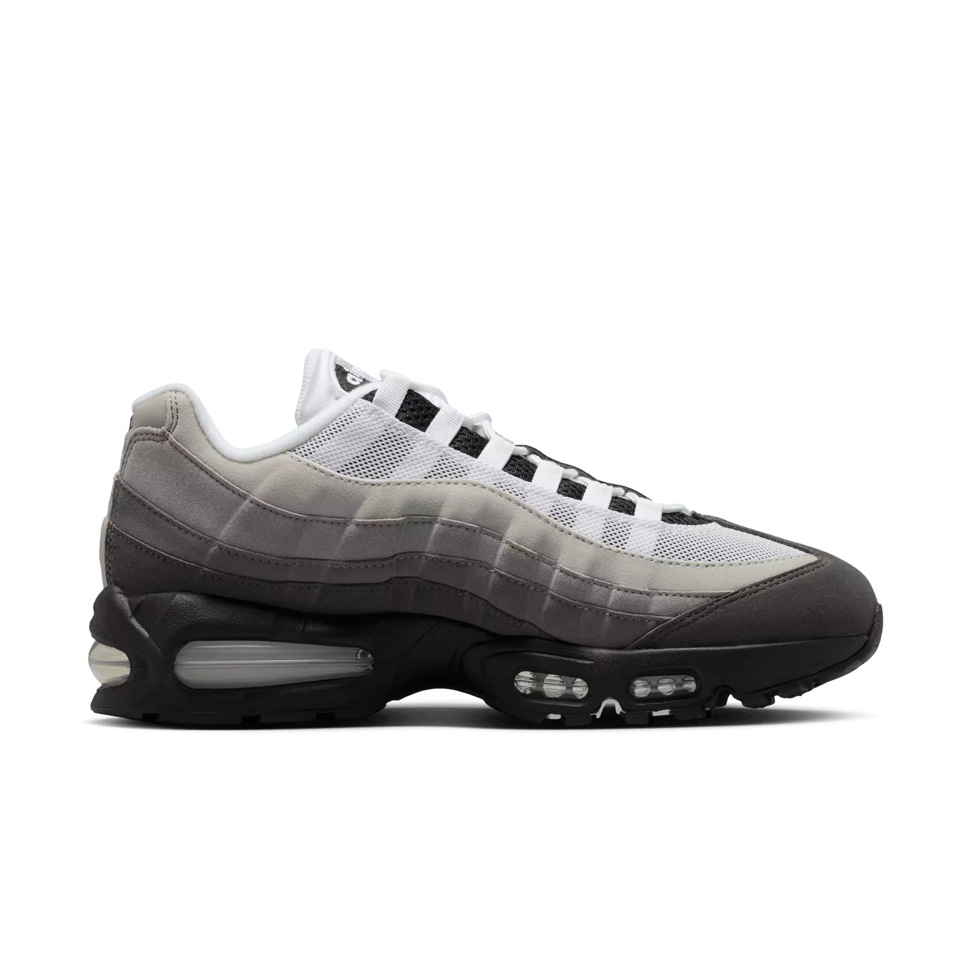Nike Air Max 95 OG "Black/White/Medium Ash/Dk Pewter" Men's Shoe - BLACK/GREY