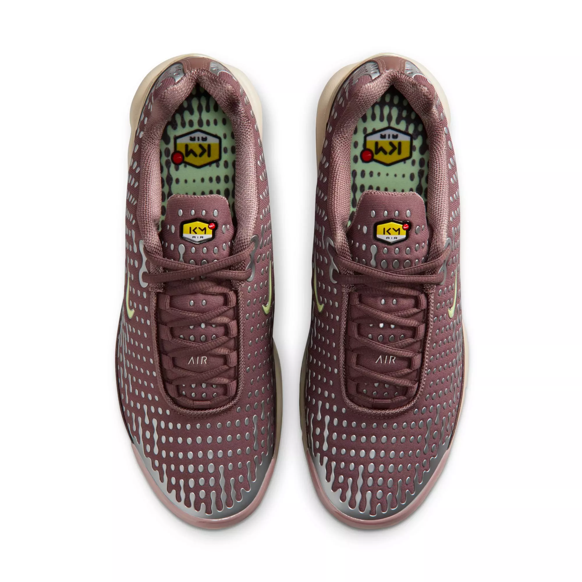 Nike Air Max Plus VII "Kylian Mbapp&eacute;" Men's Shoe - PLUM ECLIPSE/BARELY VOLT/METALLIC GOLD GRAIN/BLACK/MALT/METALLIC SILVER