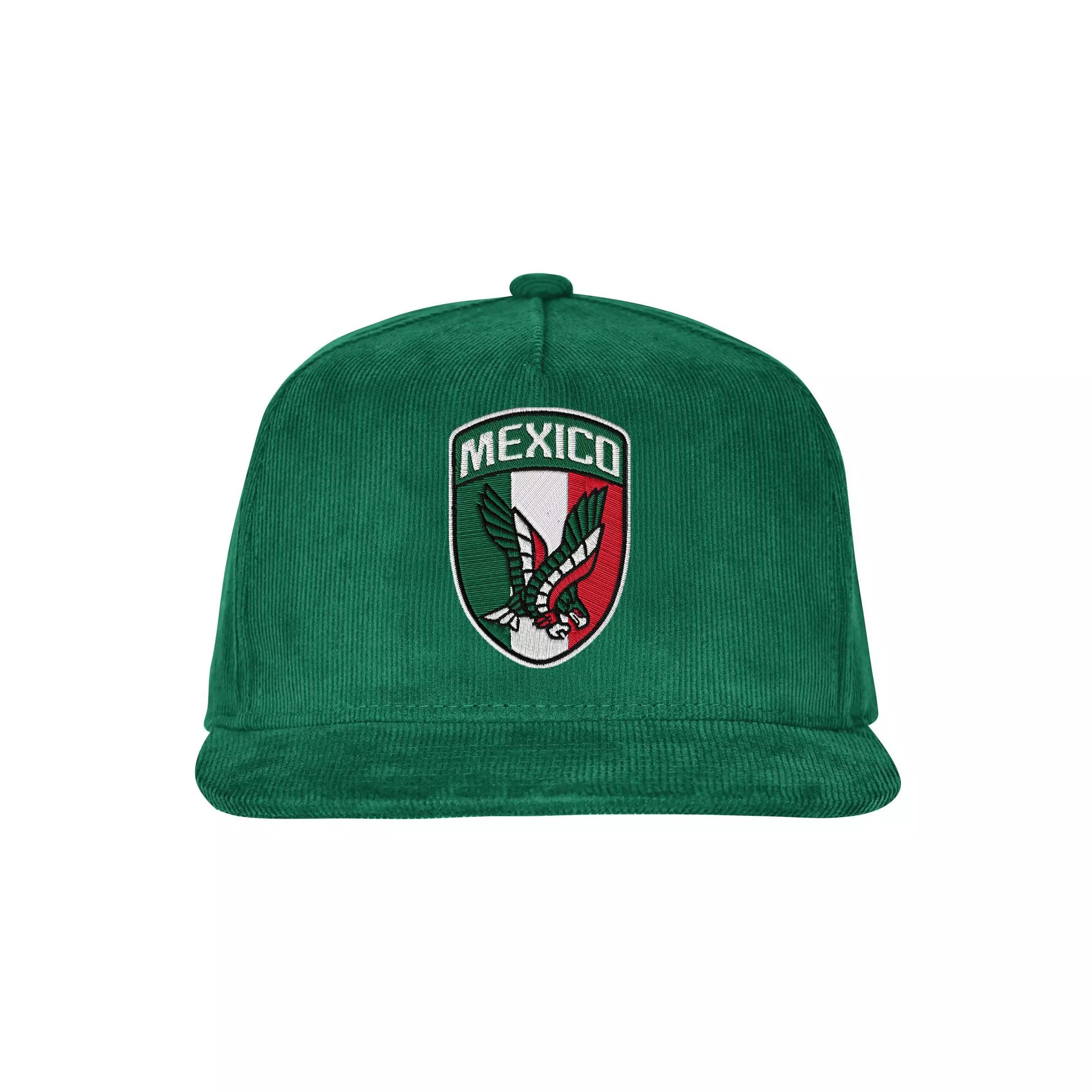 Outerstuff 2026 World Cup Mexico Snapback Hat-Green - GREEN