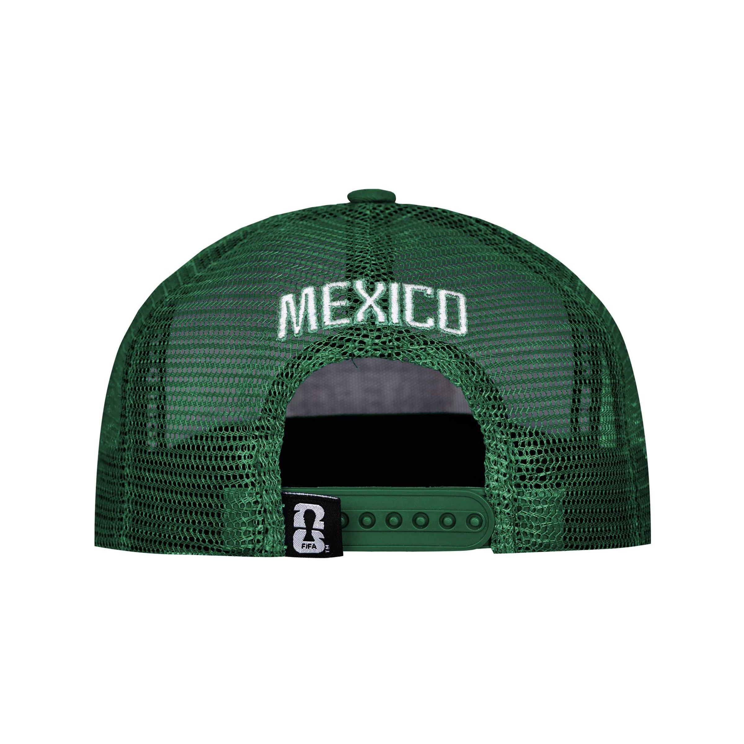 Outerstuff World Cup 2026 Mexico Trucker Snapback Hat-Green - GREEN Thumbnail View 3