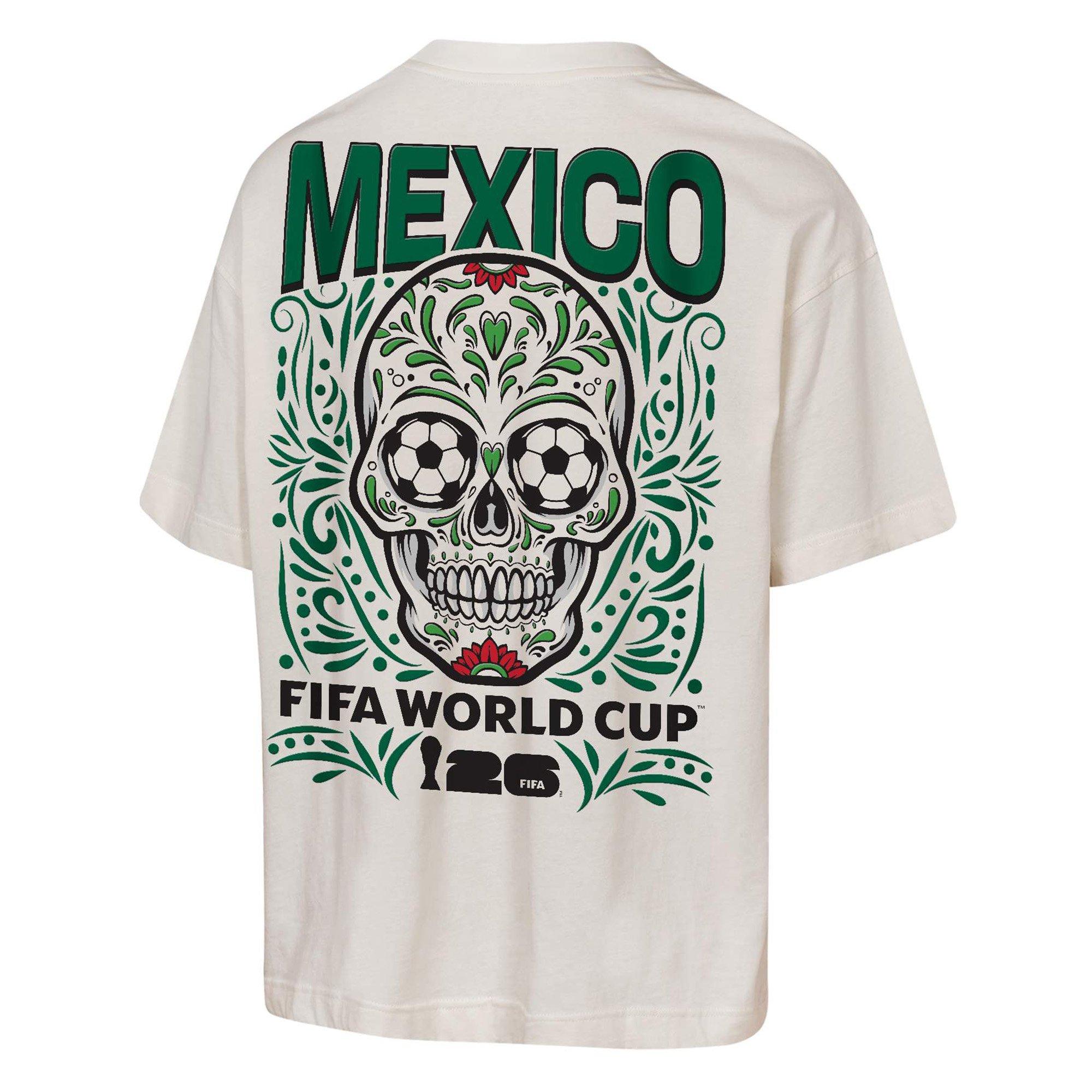 半袖ゲームシャツ　サッカーシャツ　メキシコ　モンテレイ　希少　ワールドカップ Mexico FIFA World Cup 2026 Anthem Shirt - Cream | Hibbett