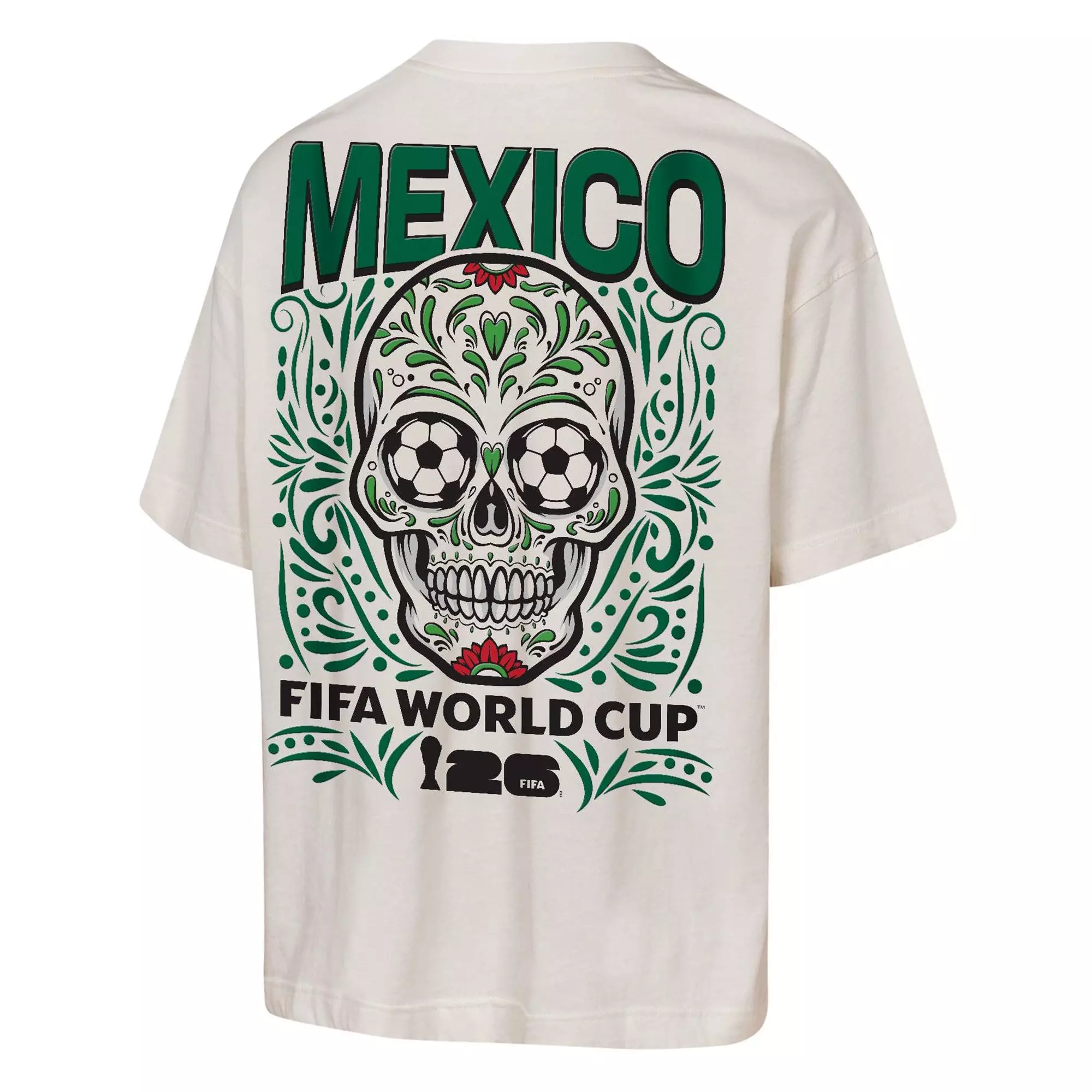 Outerstuff FIFA World Cup 2026 Mexico Anthem Shirt-Cream - CREAM