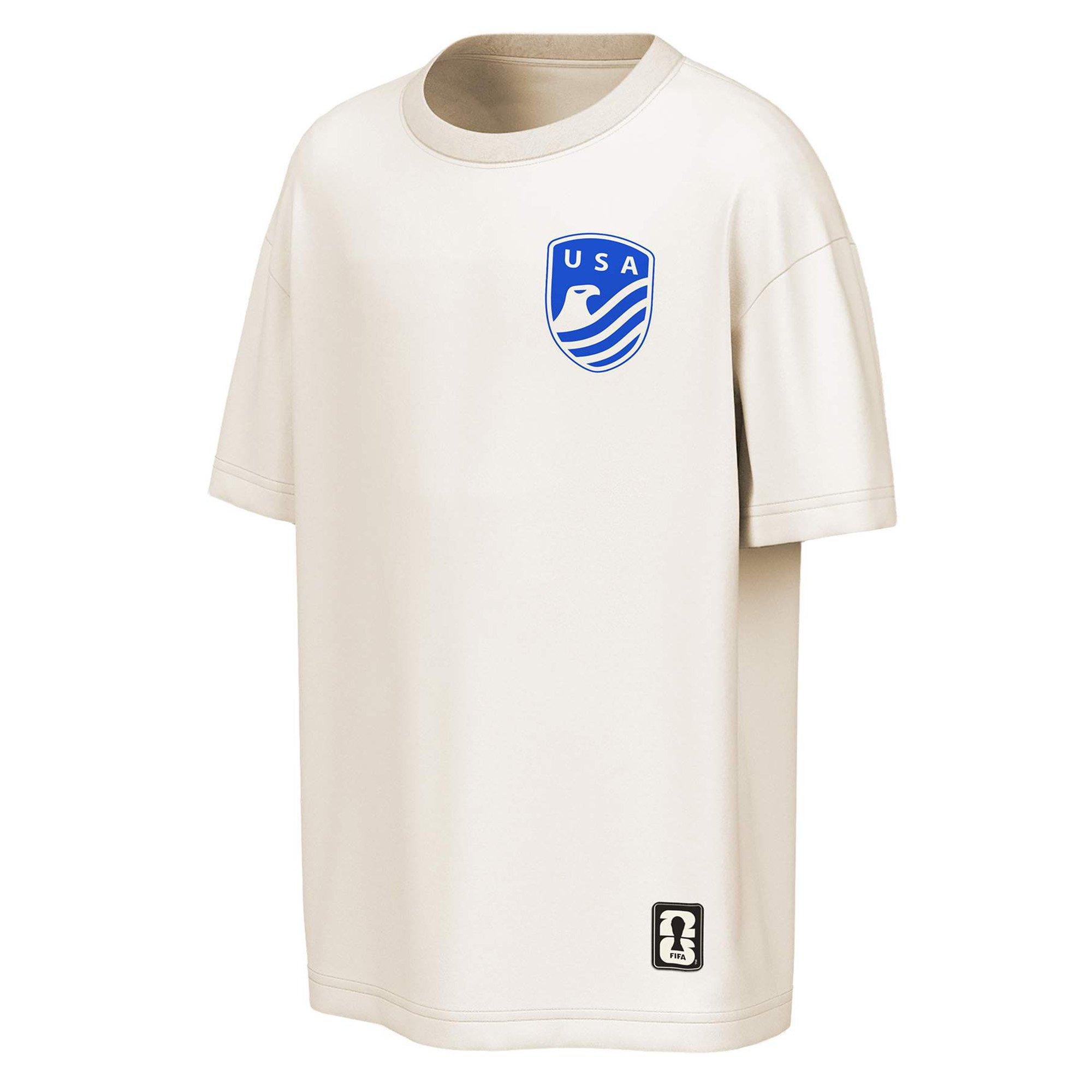 Outerstuff FIFA World Cup 2026 USA Anthem Tee-Cream - CREAM Thumbnail View 1