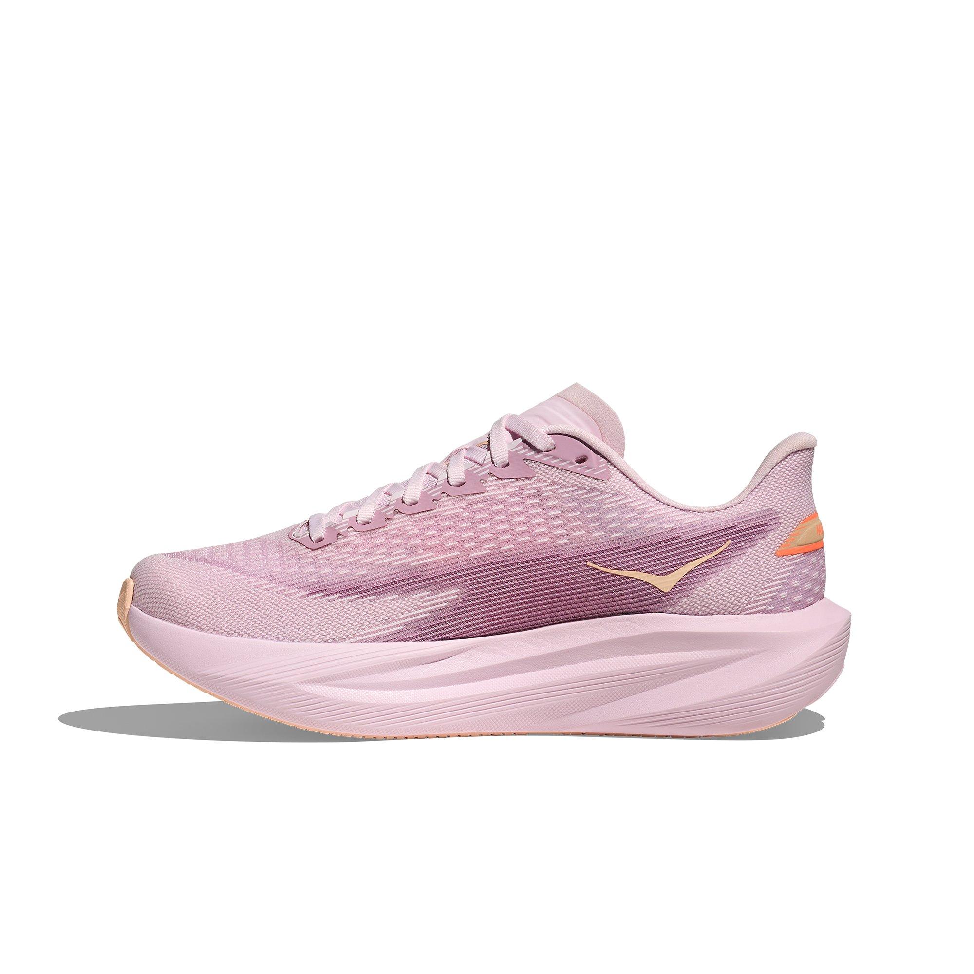 Hoka Mach 7 "Lilac Cream/Tangerine Glow" Women's Running Shoe - PURPLE/ORANGE Thumbnail View 2