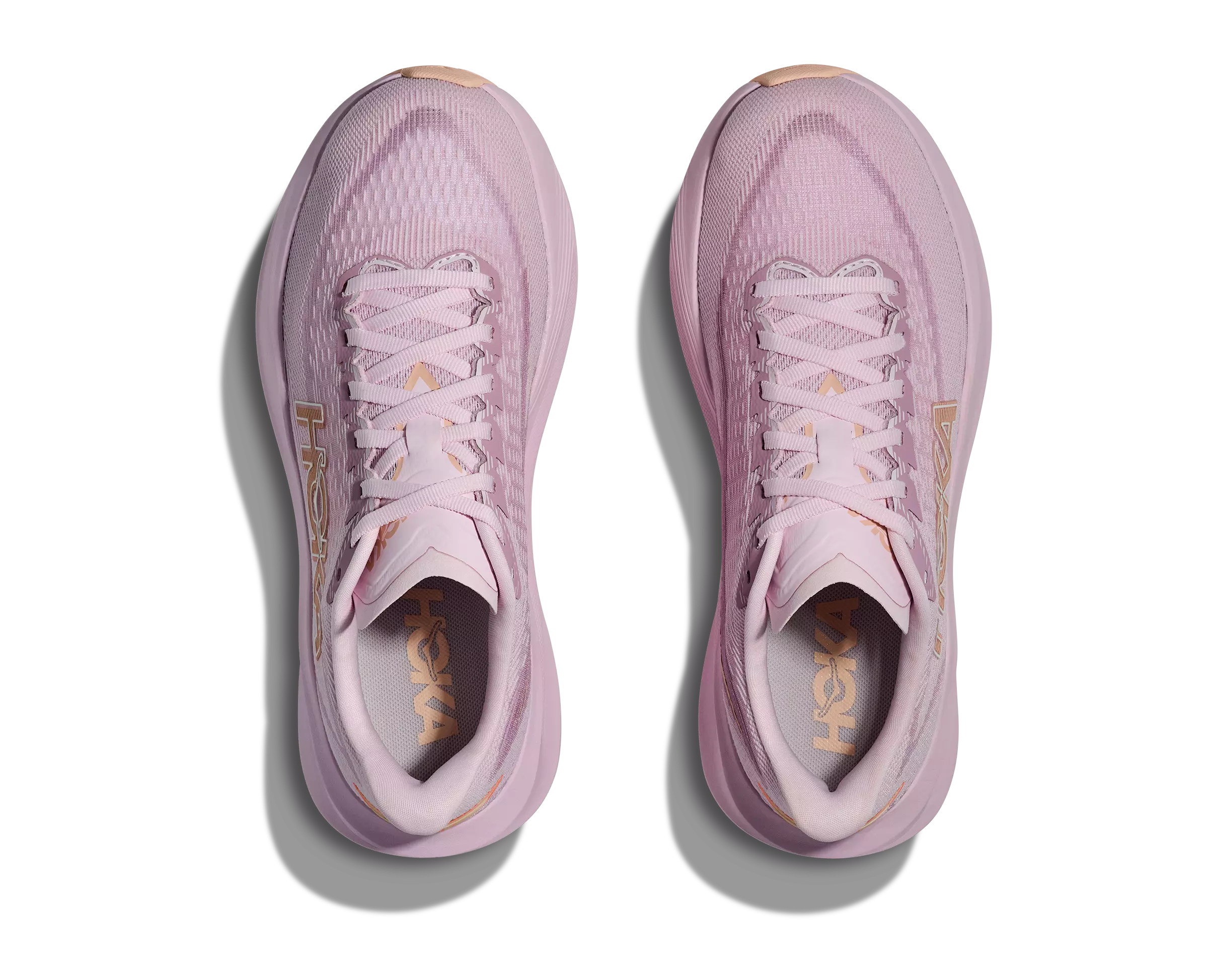 Hoka Mach 7 "Lilac Cream/Tangerine Glow" Women's Running Shoe - PURPLE/ORANGE
