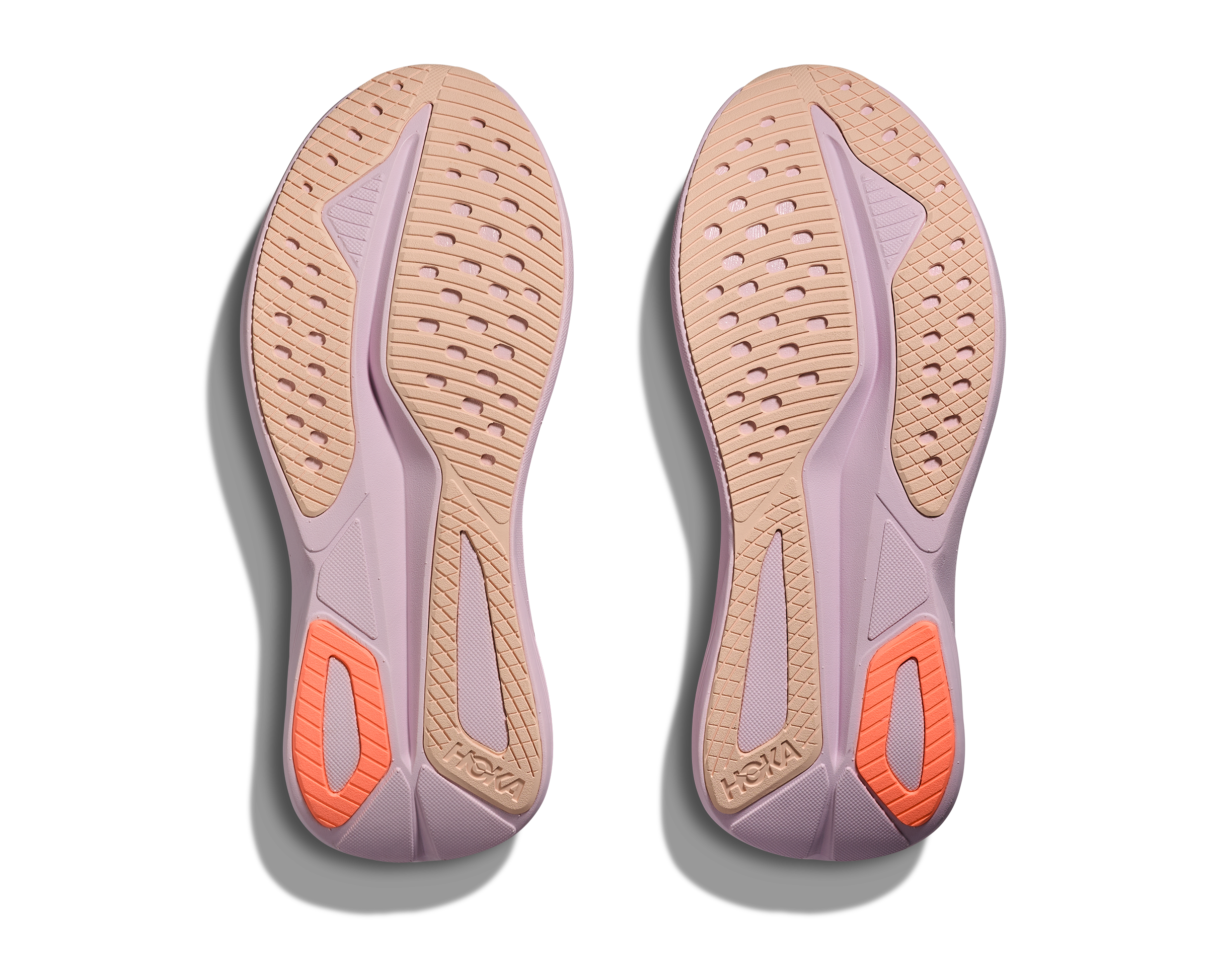 Hoka Mach 7 "Lilac Cream/Tangerine Glow" Women's Running Shoe - PURPLE/ORANGE Thumbnail View 8