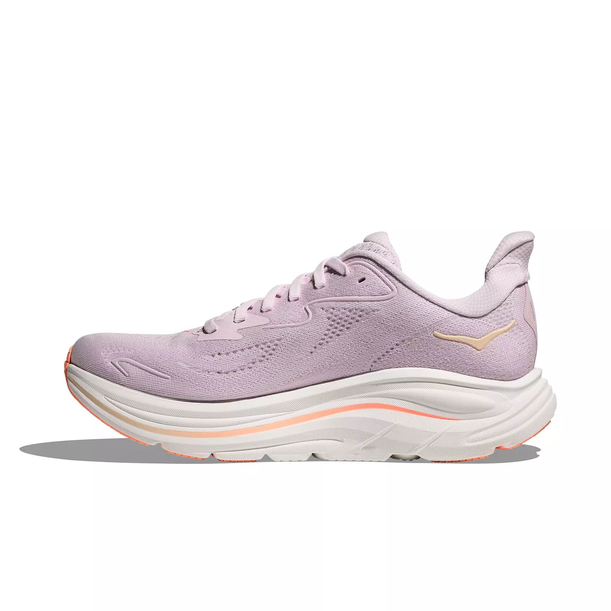 Hoka Clifton 10 "Lilac Cream/Tangerine Glow" Women's Running Shoe - PURPLE/ORANGE
