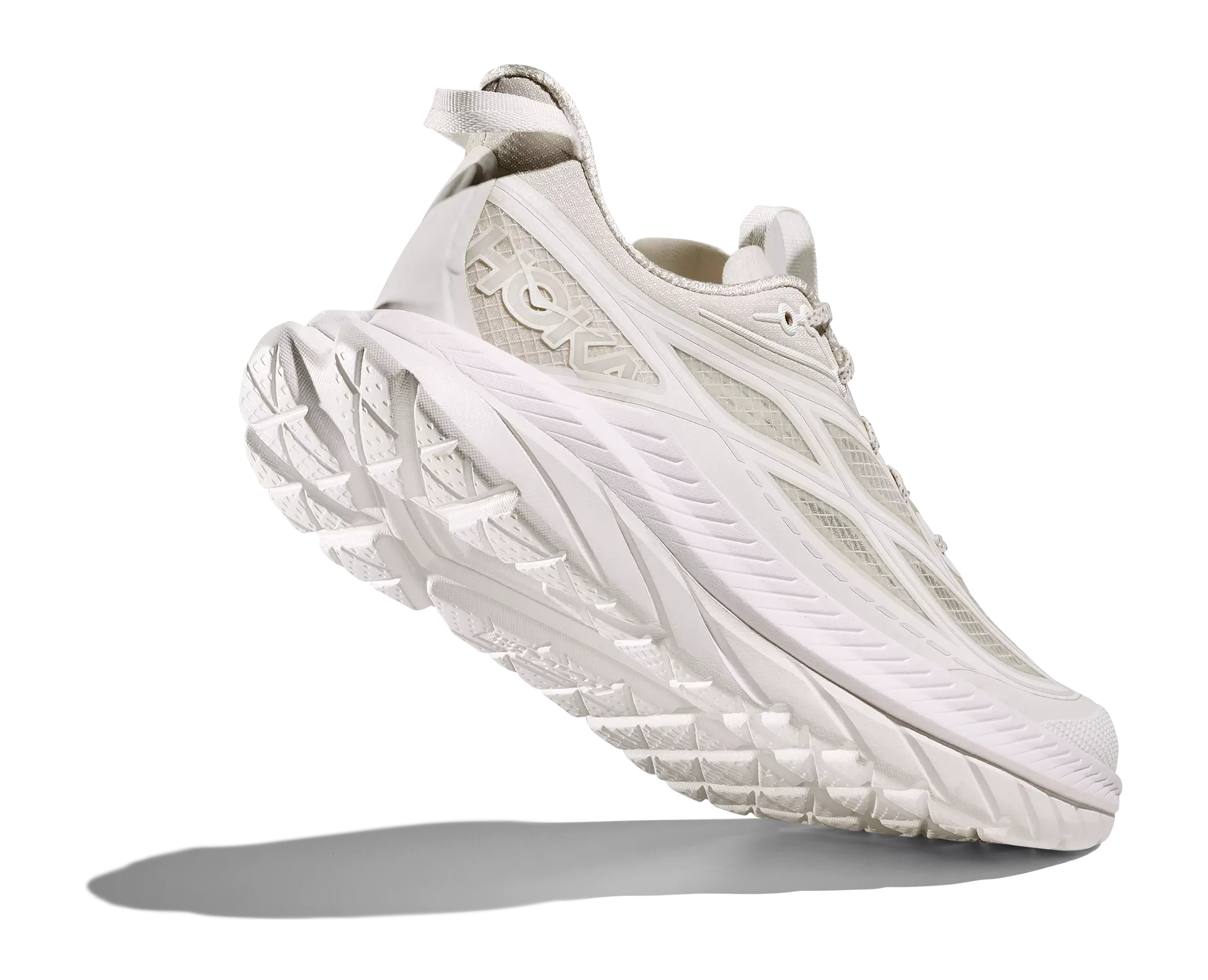 Hoka Mach Remaster "Frost/Grey" Women's Running Shoe - WHITE/GREY