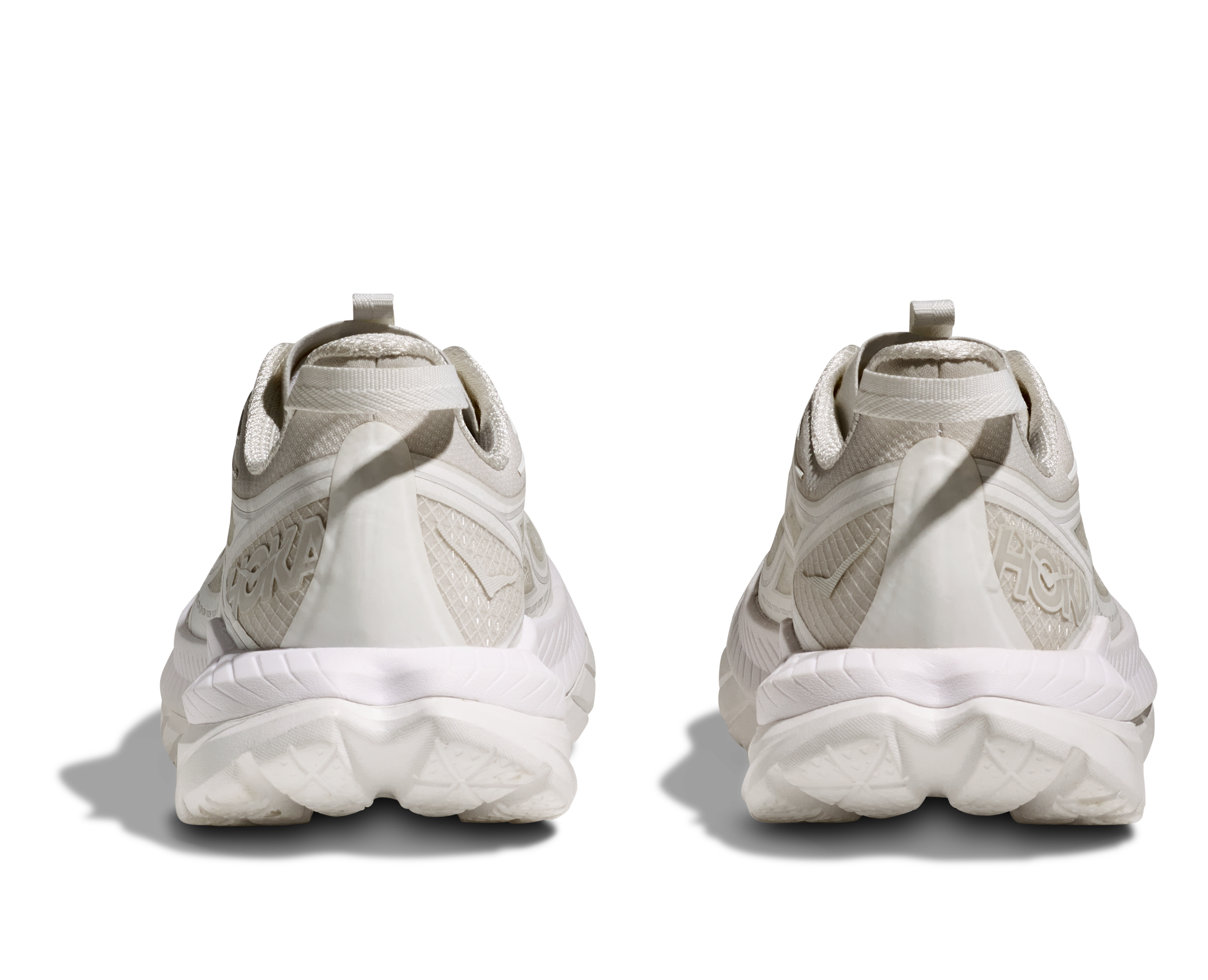 Hoka Mach Remaster "Frost/Cosmic Grey" Women's Running Shoe - WHITE/GREY Thumbnail View 6