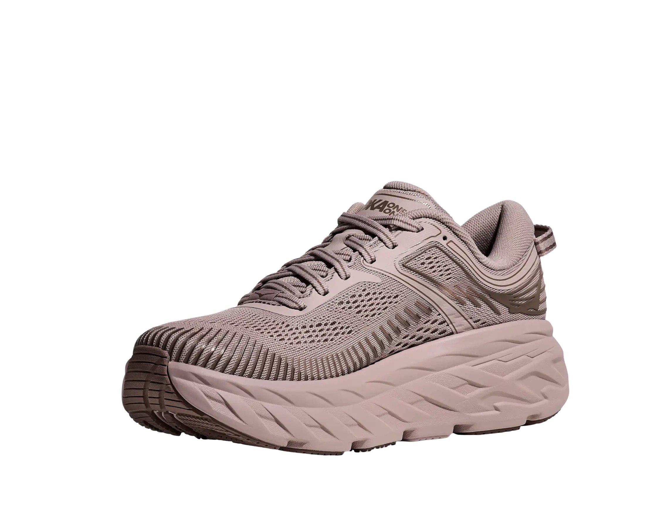 Hoka Bondi 7 "Date Sugar" Women's Shoe - BROWN Thumbnail View 3