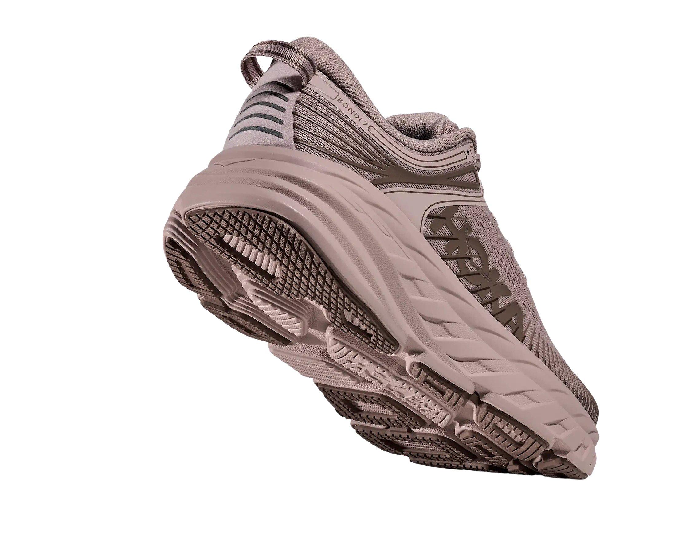Hoka Bondi 7 "Date Sugar" Women's Running Shoe - BROWN Thumbnail View 4