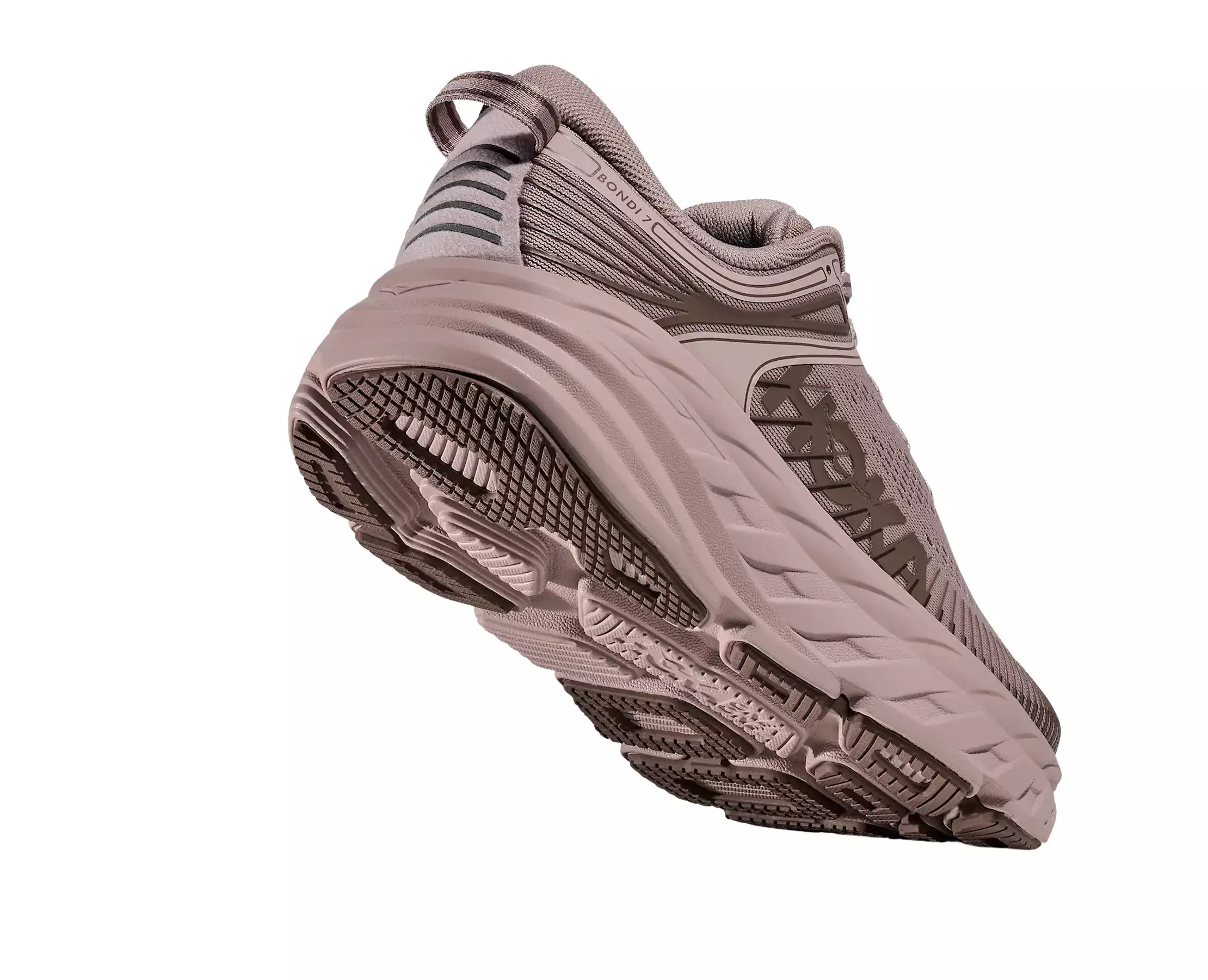 Hoka Bondi 7 "Date Sugar" Women's Running Shoe - BROWN