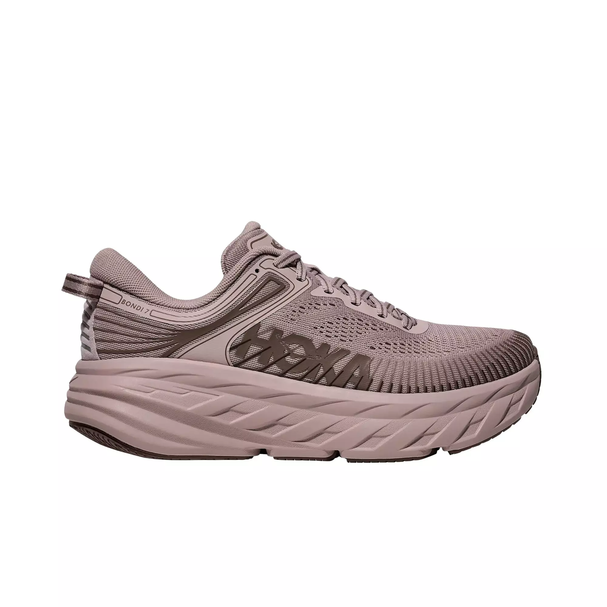 Hoka Bondi 7 "Date Sugar" Women's Shoe - BROWN