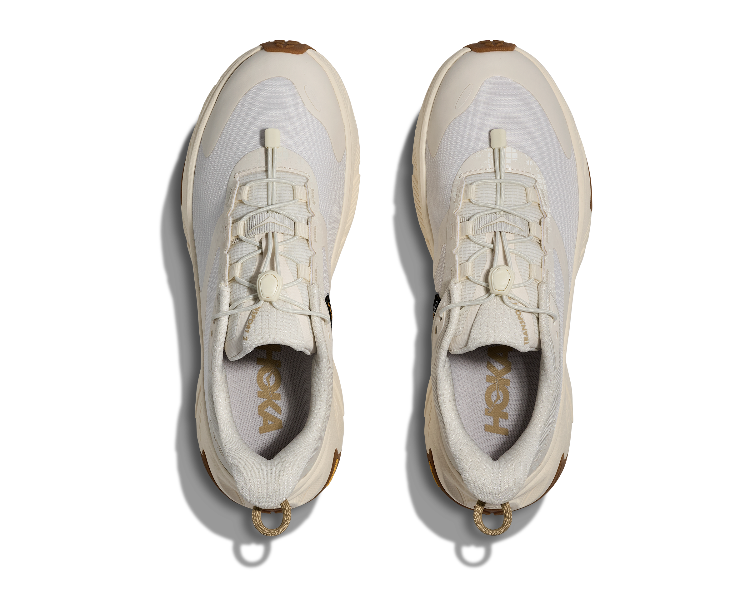 Hoka Transport 2 "Alabaster" Women's Shoe - CREAM Thumbnail View 3