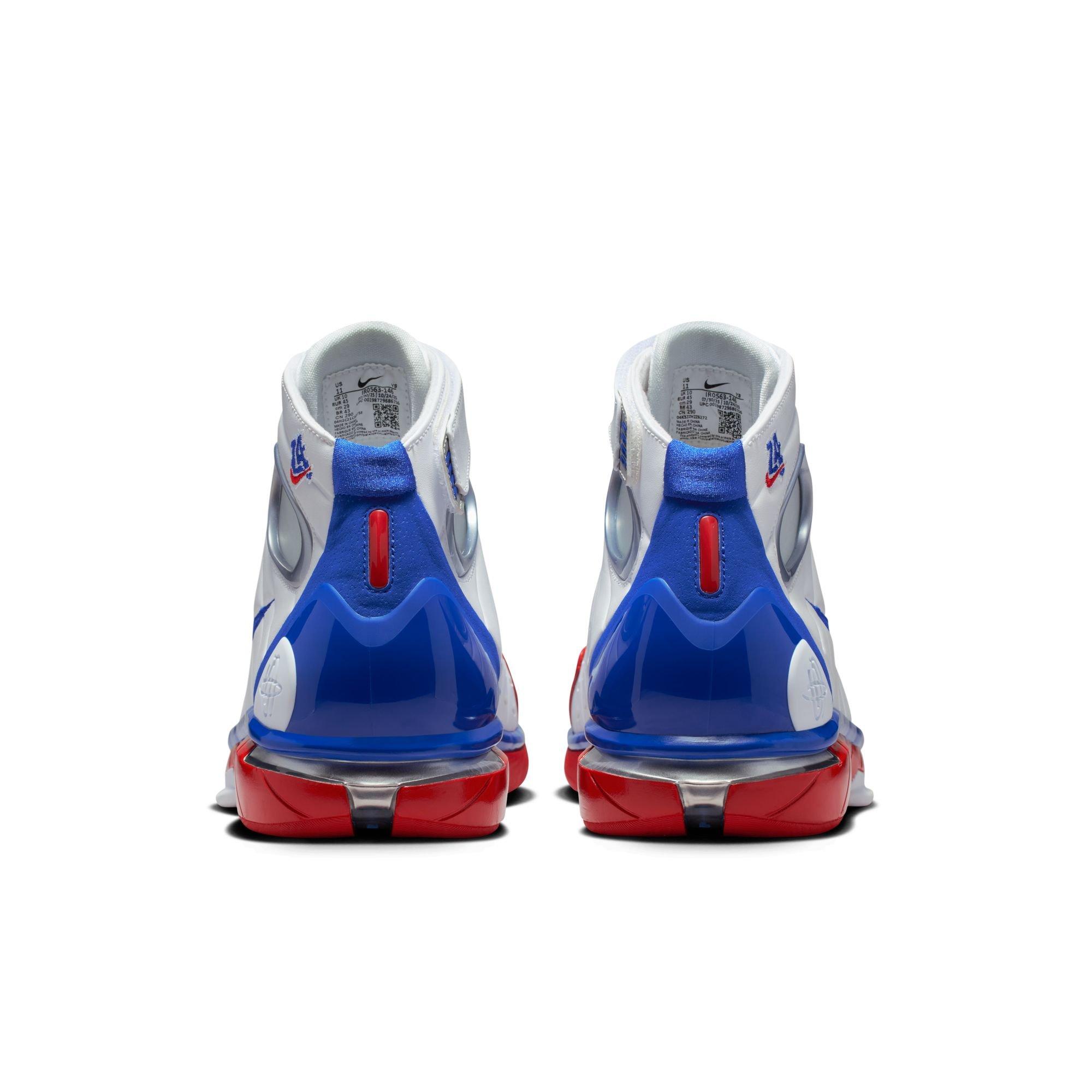 Nike Air Zoom Huarache "2K4 All Star" Men's Shoe - WHITE/VARSITY ROYAL/VARSITY RED Thumbnail View 13