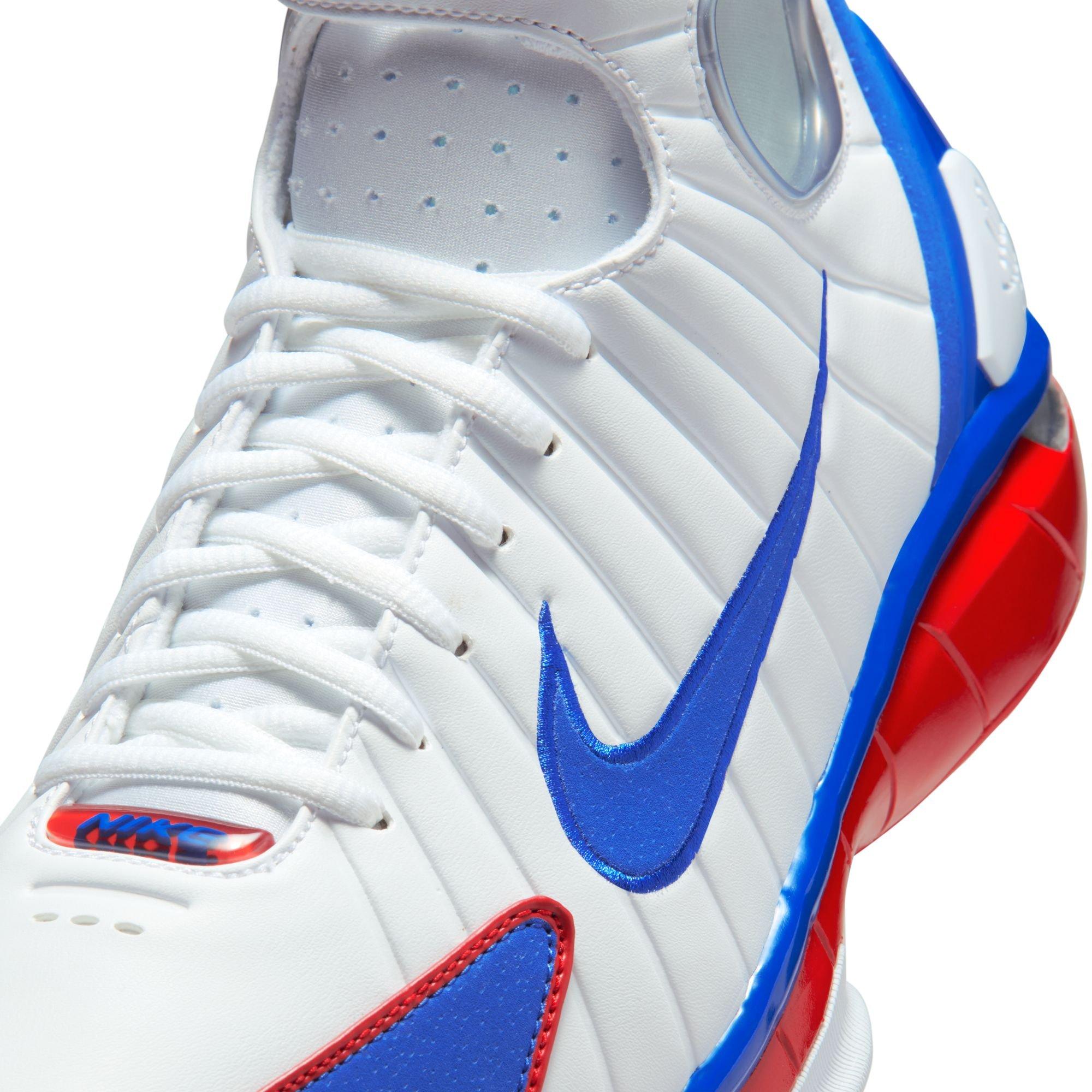 Nike Air Zoom Huarache "2K4 All Star" Men's Shoe - WHITE/VARSITY ROYAL/VARSITY RED Thumbnail View 5