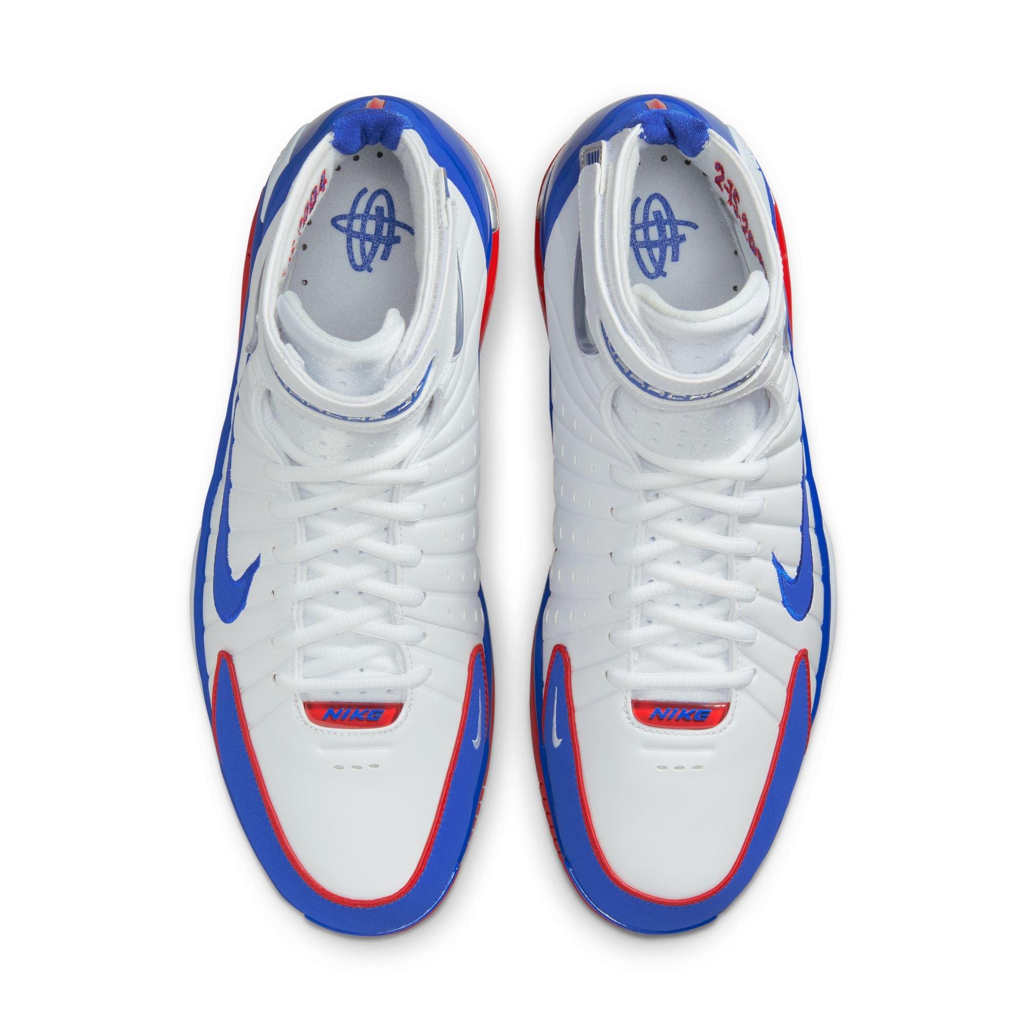 Nike Air Zoom Huarache "2K4 All Star" Men's Shoe - WHITE/VARSITY ROYAL/VARSITY RED Thumbnail View 14