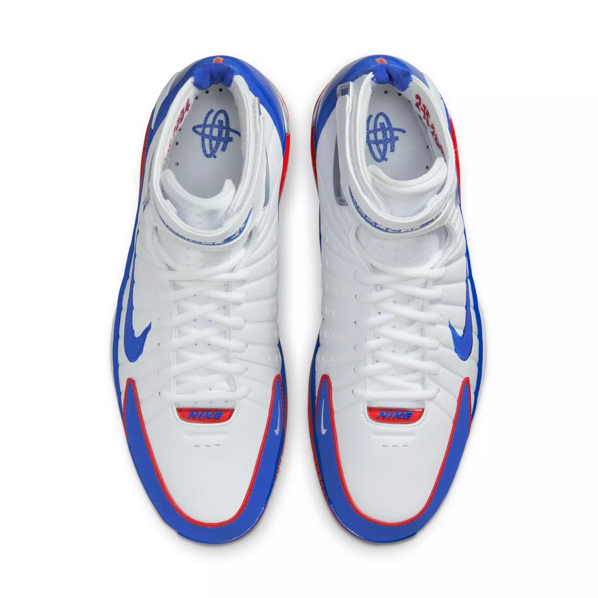 Nike Air Zoom Huarache "2K4 All Star" Men's Shoe - WHITE/VARSITY ROYAL/VARSITY RED