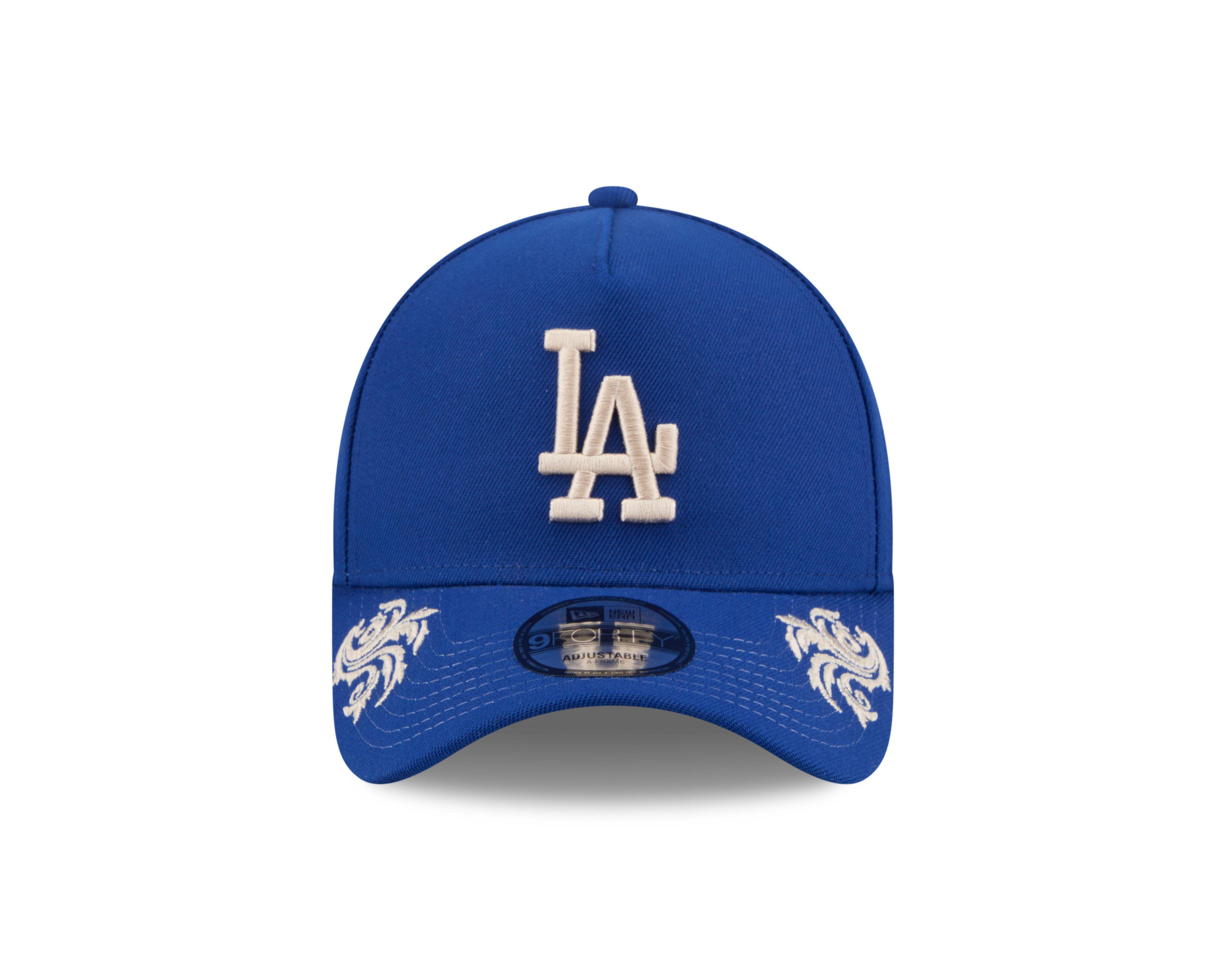 New Era Los Angeles Dodgers 9FORTY A-Frame Snapback Hat - Royal - ROYAL Thumbnail View 3