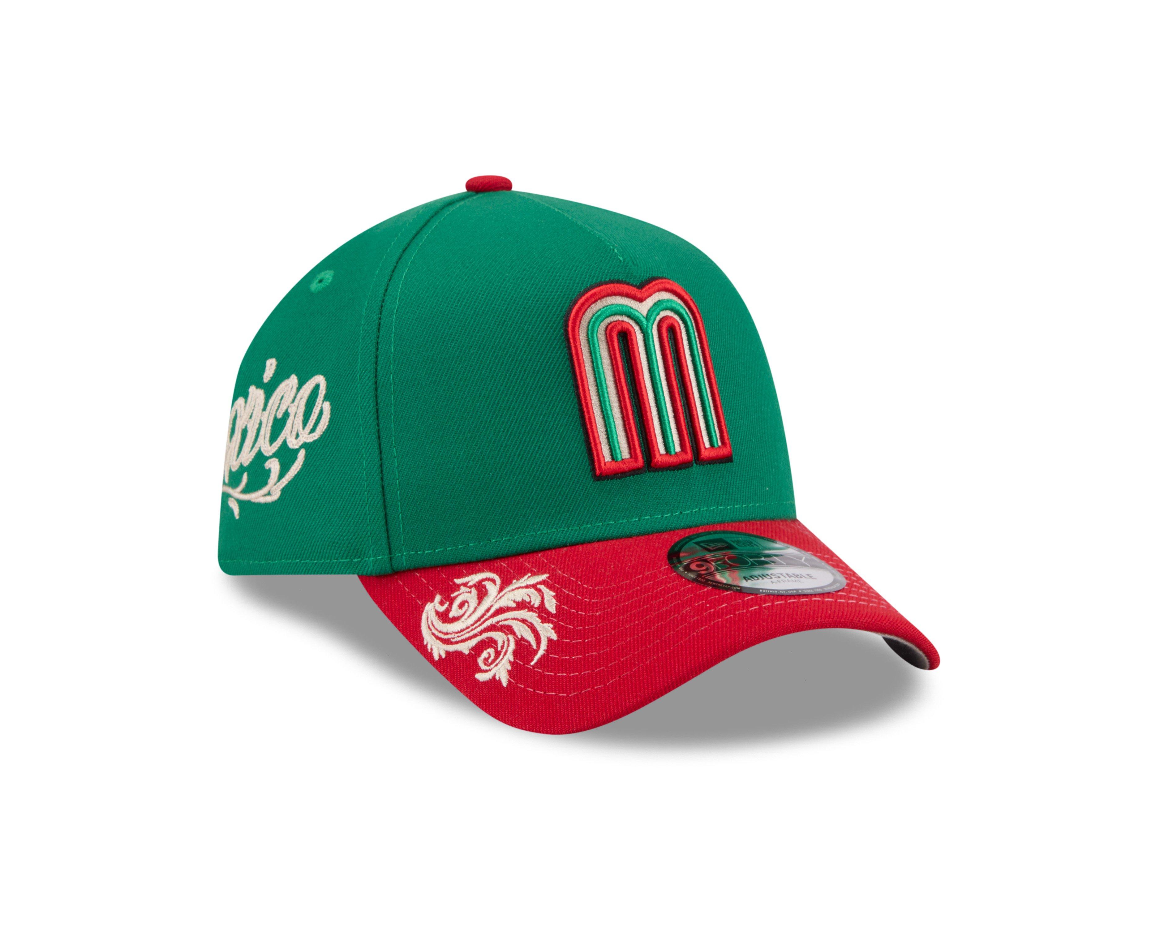 New Era Mexico 9FORTY A-Frame Green Snapback Hat