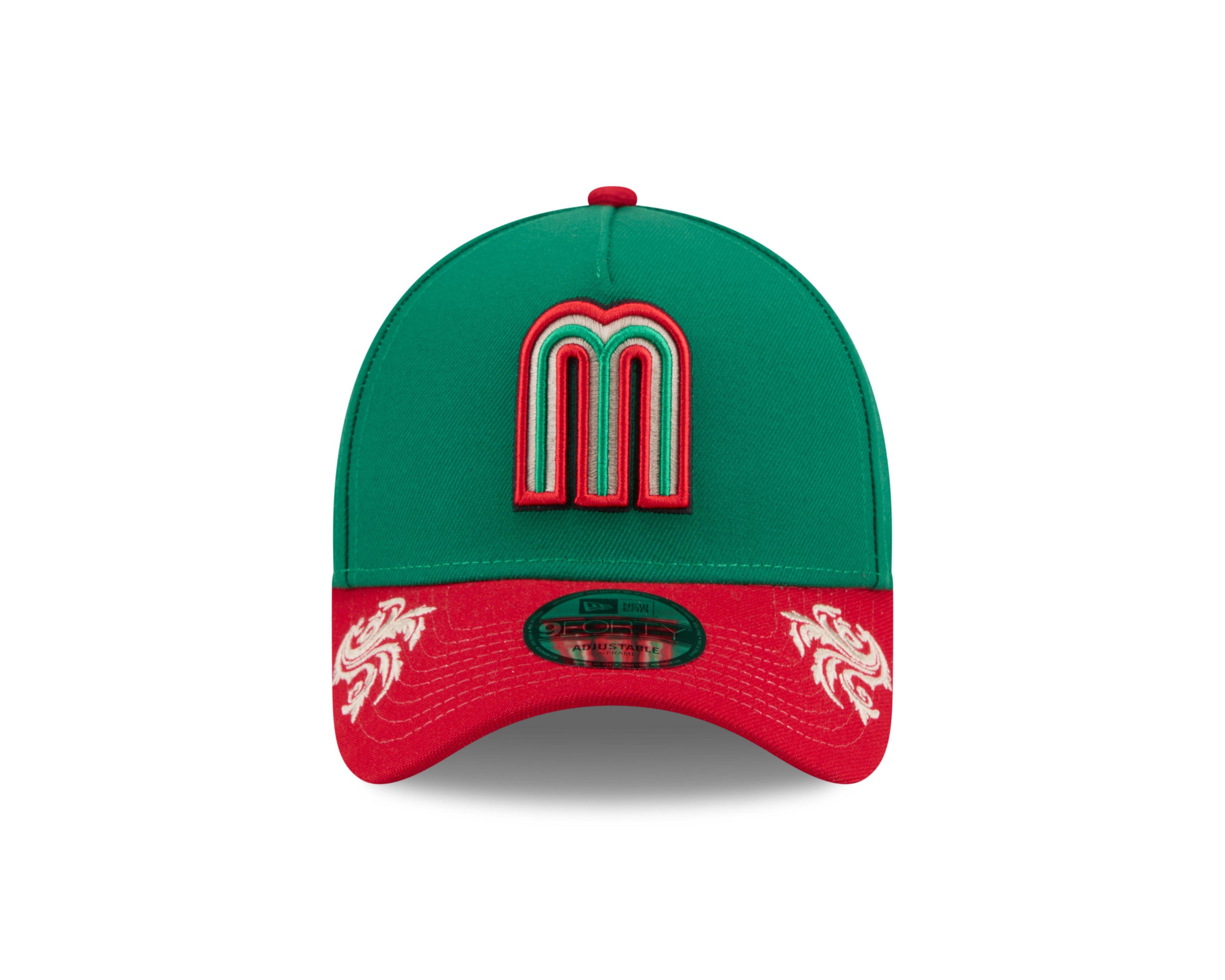 New Era Mexico 9FORTY A-Frame Snapback Hat-Green - GREEN Thumbnail View 3
