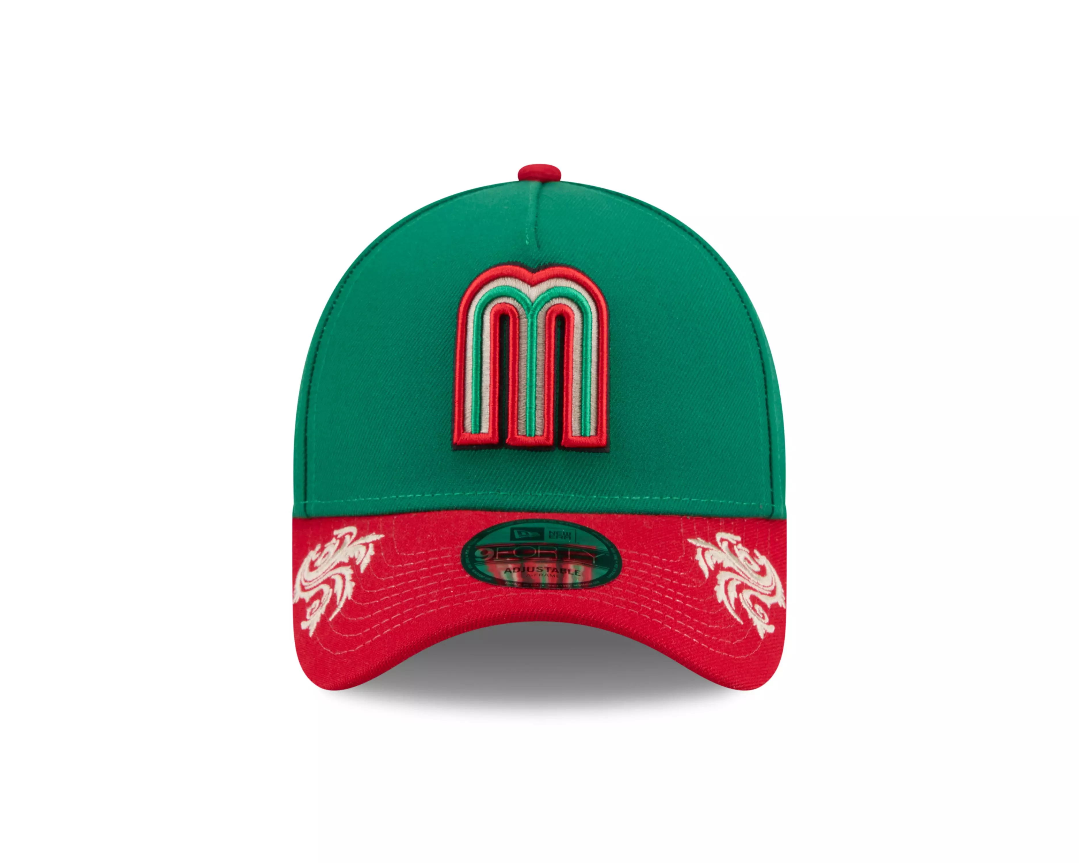New Era Mexico 9FORTY A-Frame Snapback Hat-Green - GREEN