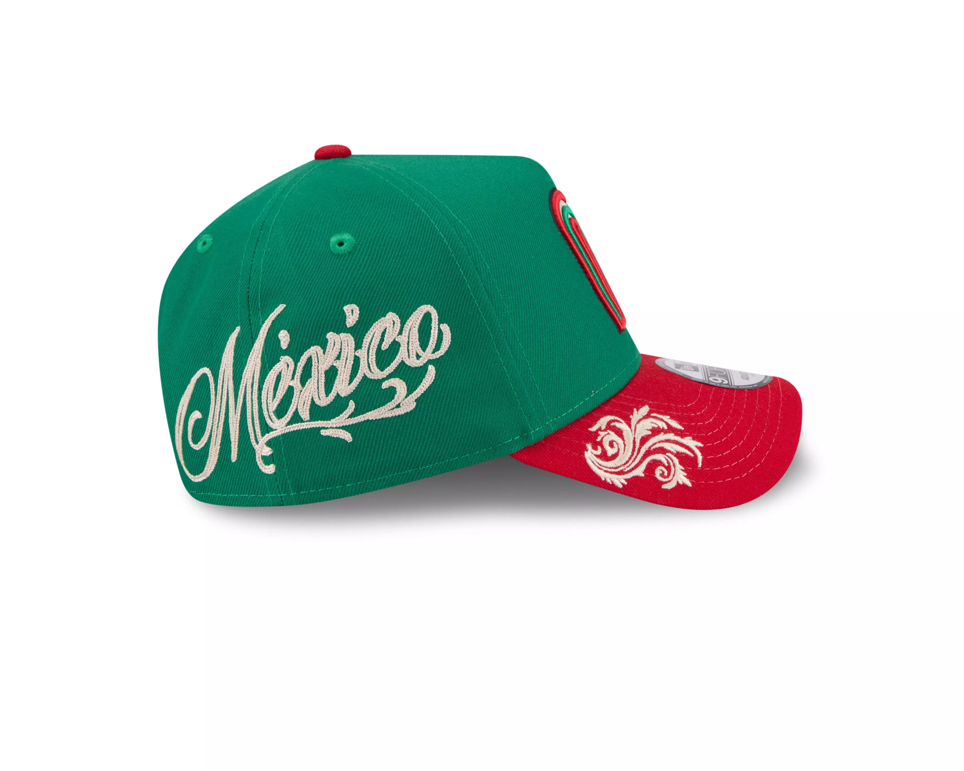 New Era Mexico 9FORTY A-Frame Snapback Hat - Green - GREEN