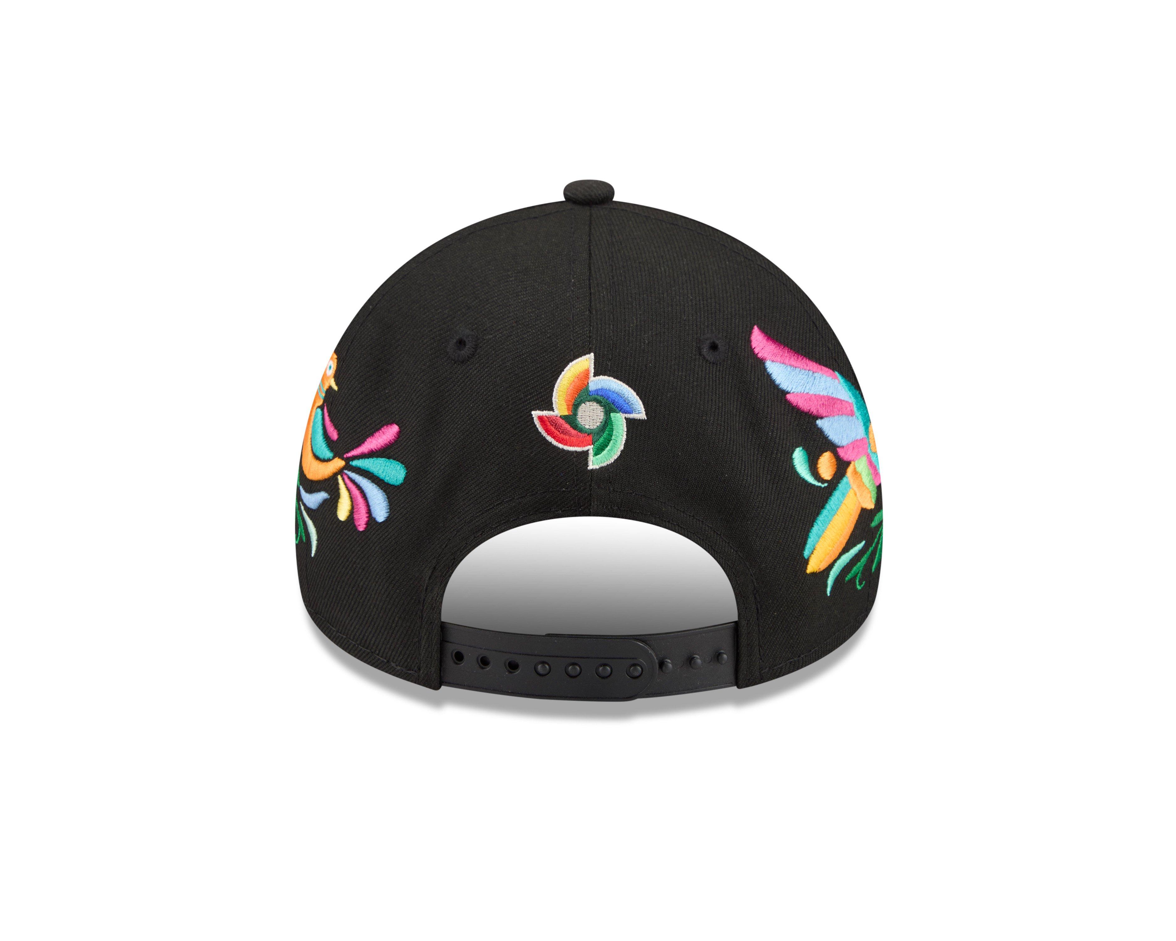 New Era Mexico 9FORTY A-Frame All Over Print Snapback Hat-Black - BLACK Thumbnail View 4