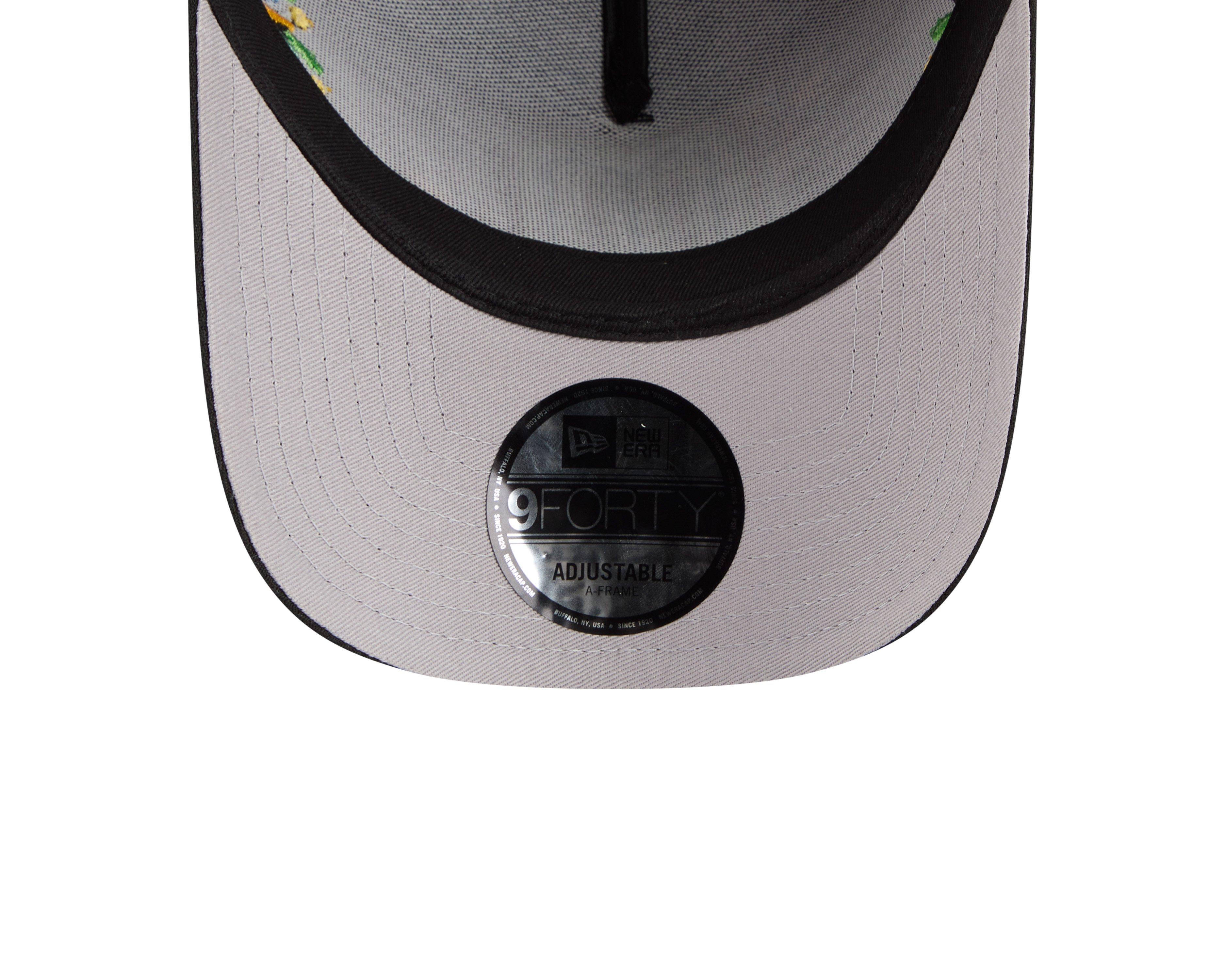 New Era Mexico 9FORTY A-Frame All Over Print Snapback Hat-Black - BLACK Thumbnail View 7