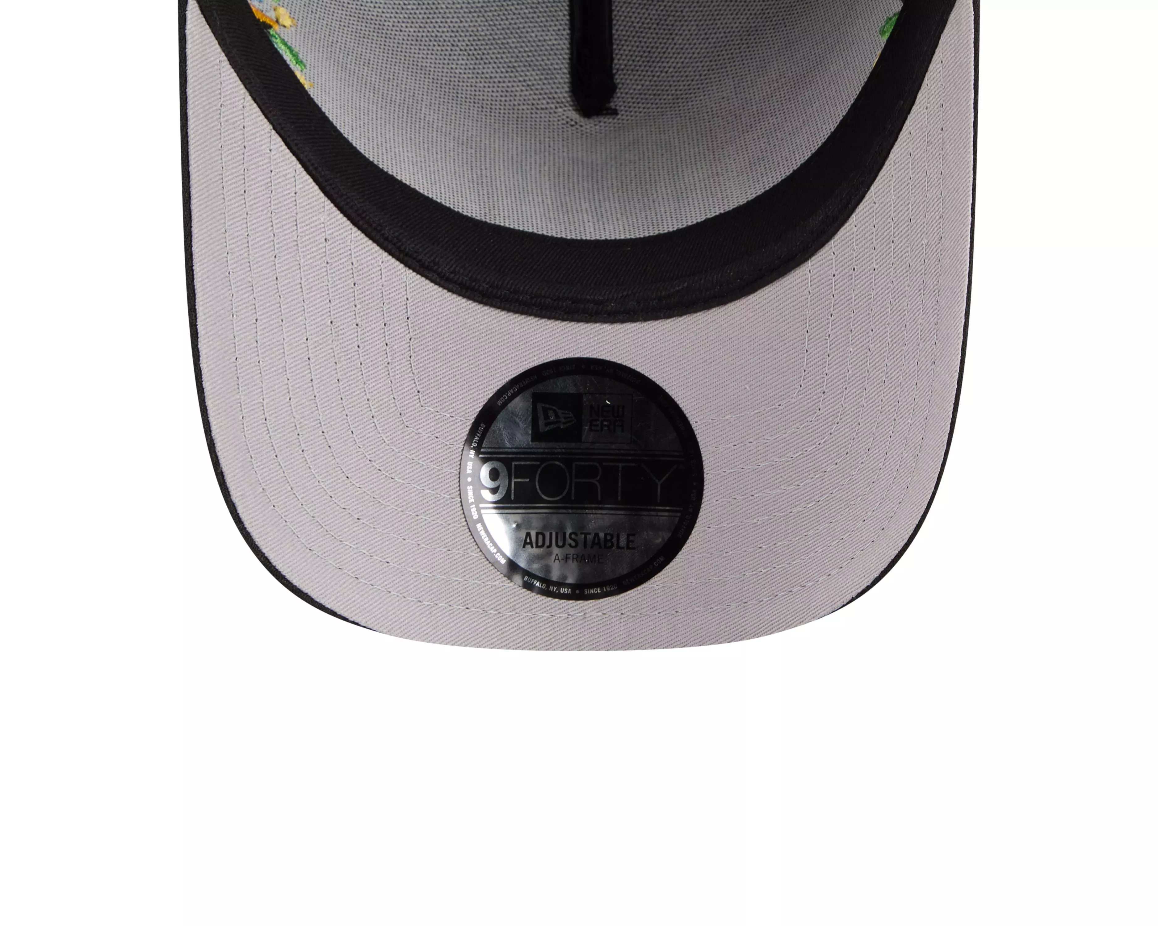New Era Mexico 9FORTY A-Frame All Over Print Snapback Hat-Black - BLACK