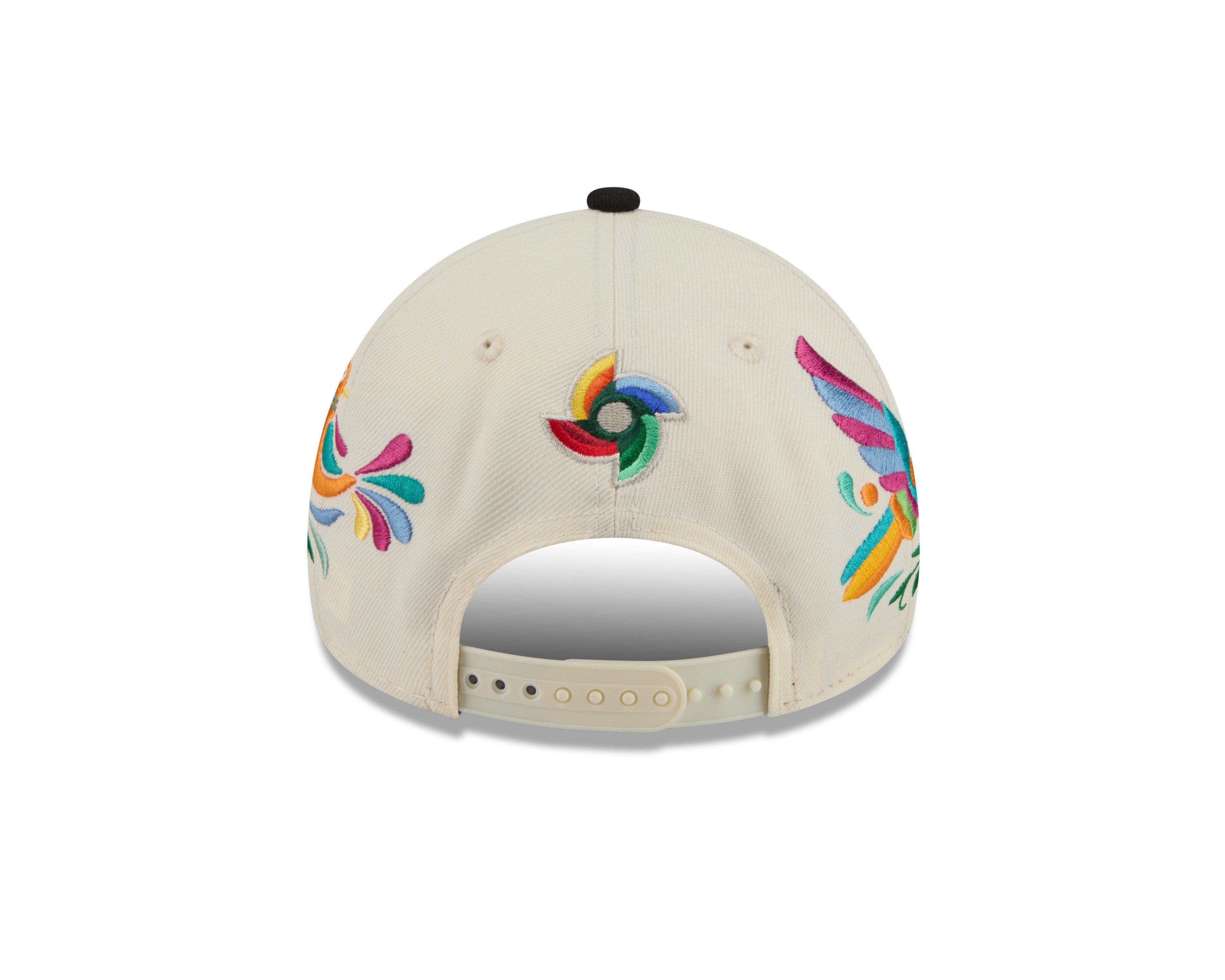 New Era Mexico 9FORTY A-Frame All Over Print Snapback Hat-White - WHITE Thumbnail View 4
