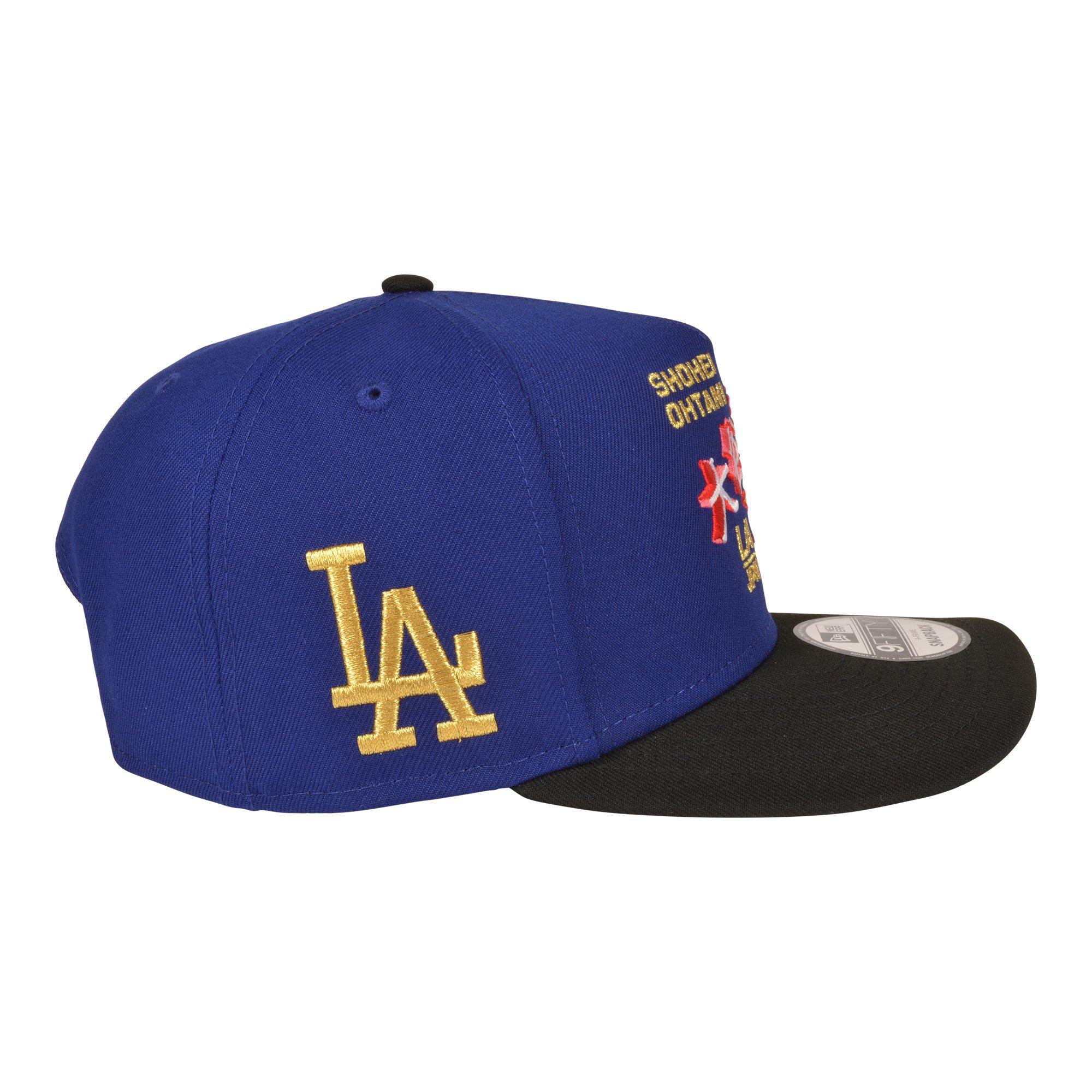New Era Los Angeles Dodgers 9FIFTY Ohtani Snapback Hat - Blue/Black - BLUE/BLACK Thumbnail View 3