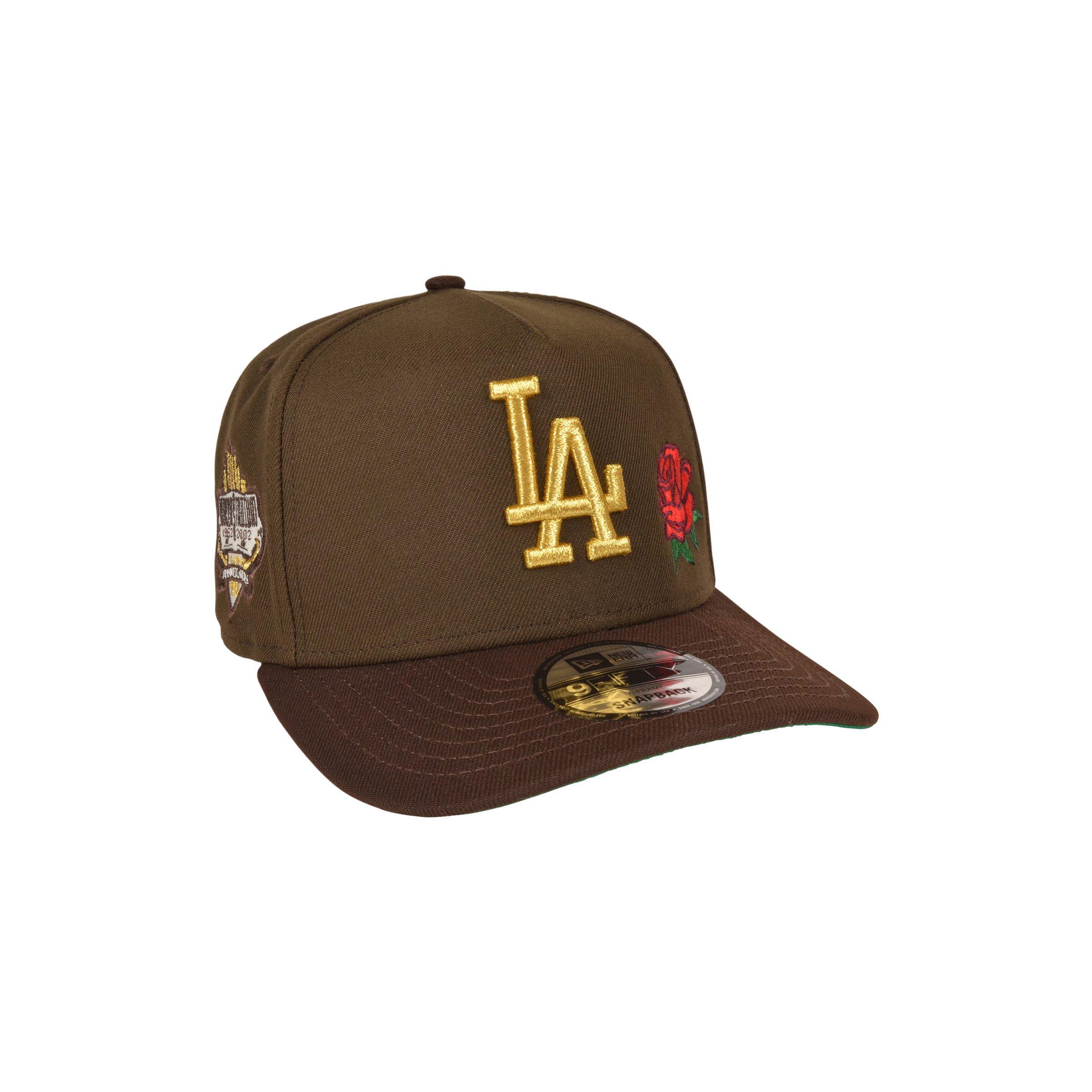 New Era Los Angeles Dodgers 9FIFTY Roses Brown Snapback Hat