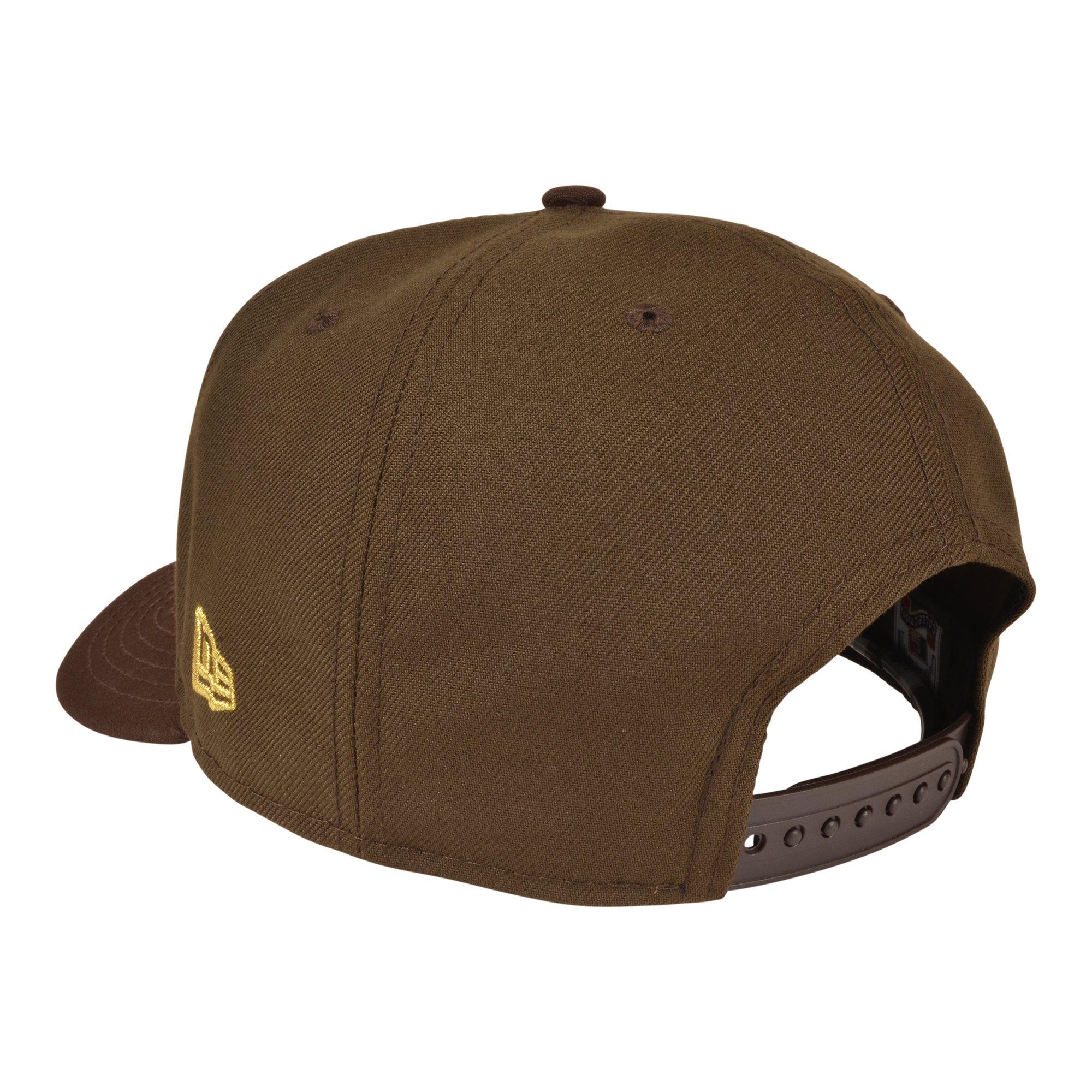 New Era Los Angeles Dodgers 9FIFTY Roses Snapback Hat - Brown - BROWN Thumbnail View 4