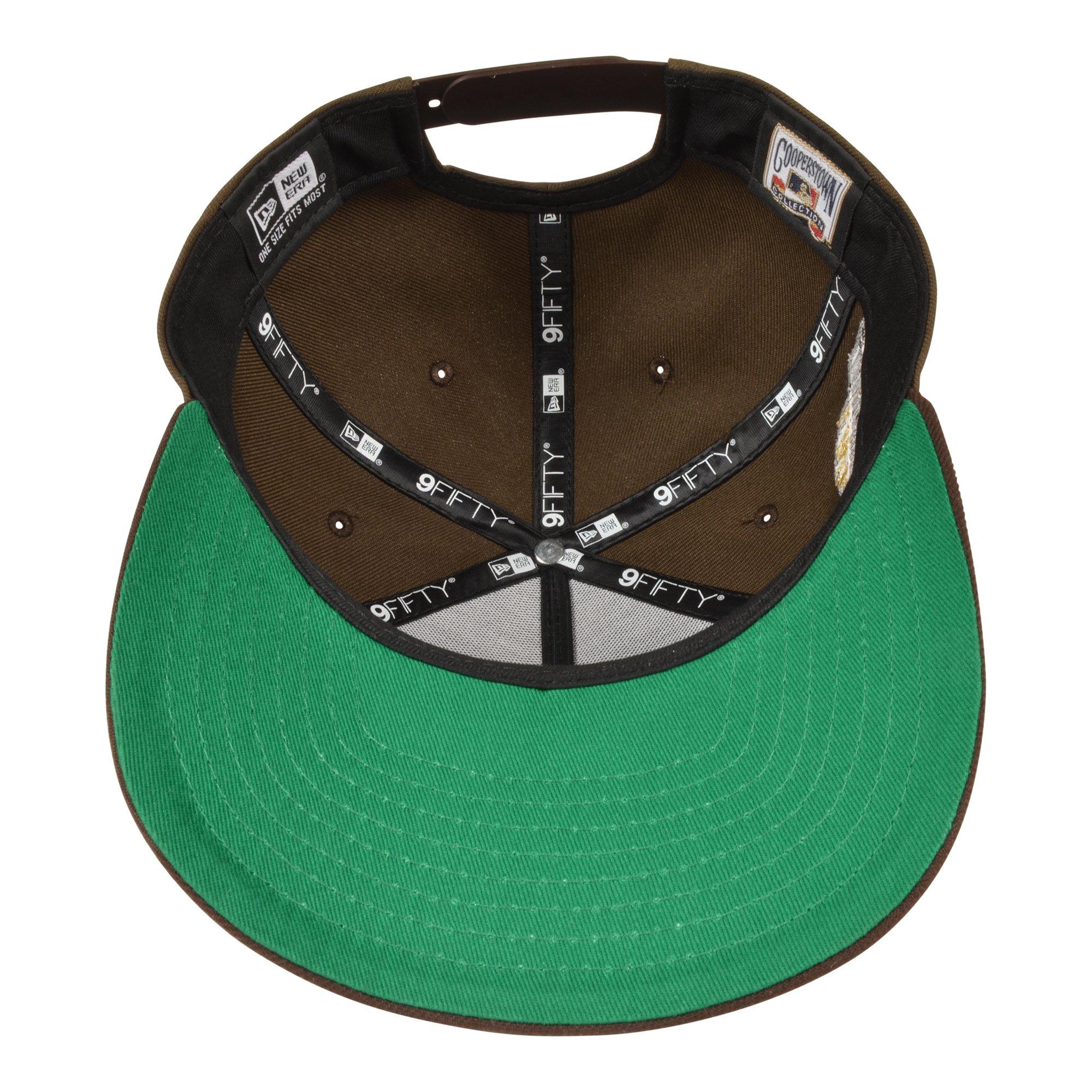 New Era Los Angeles Dodgers 9FIFTY Roses Snapback Hat - Brown - BROWN Thumbnail View 5