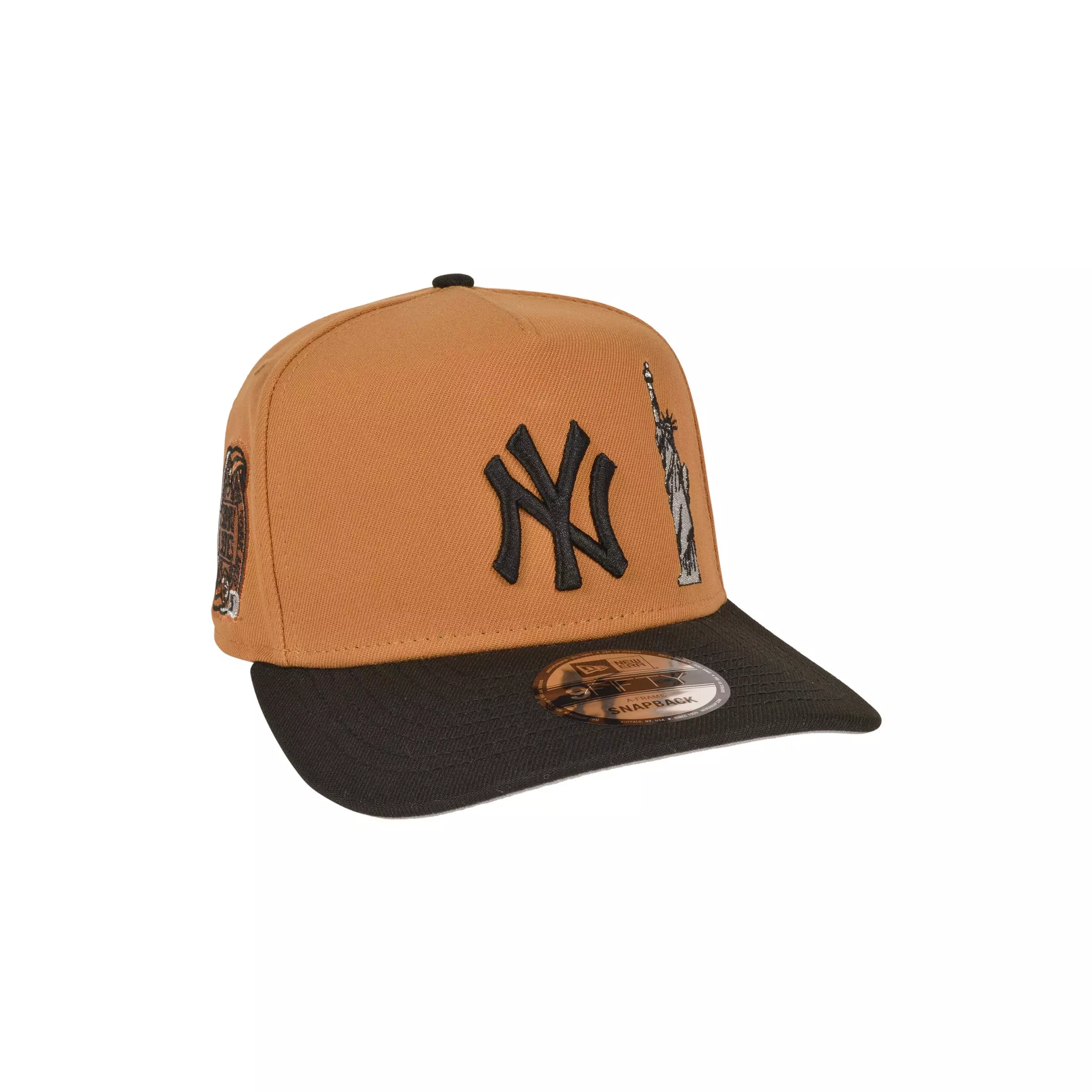 New Era New York Yankees 9FIFTY Lady Liberty Snapback Hat-Tan - TAN