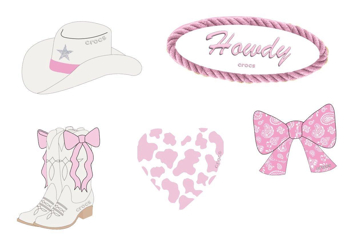 Crocs Rodeo Cowgirl Jibbitz Charms-5PK
