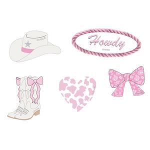 Crocs Rodeo Cowgirl Jibbitz Charms-5PK