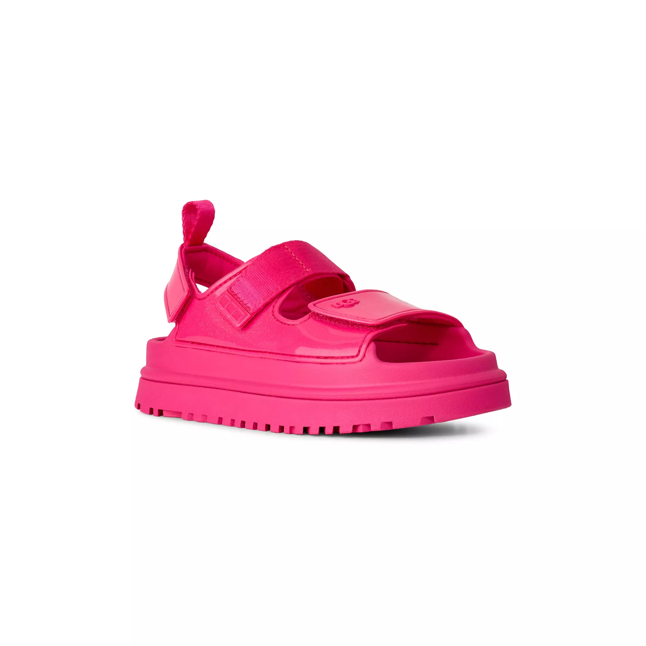 UGG GoldenGlow Glossy Sparkles "Pink" Grade School Girls' Sandal - PINK