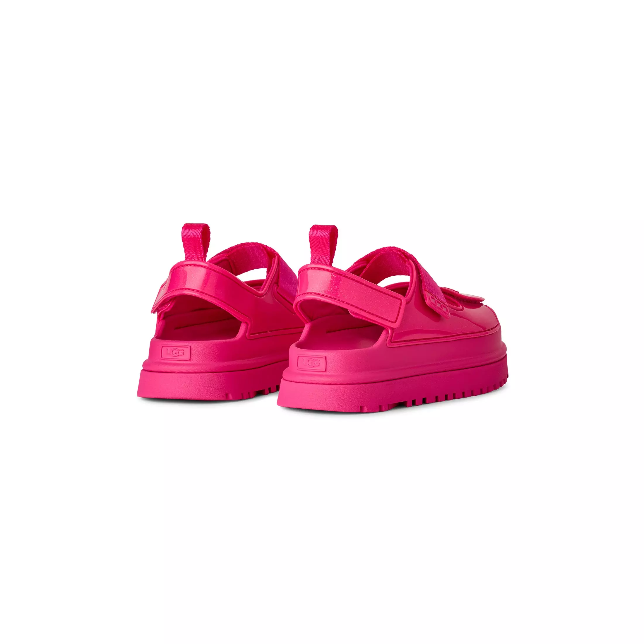 UGG GoldenGlow Glossy Sparkles "Pink" Grade School Girls' Sandal - PINK