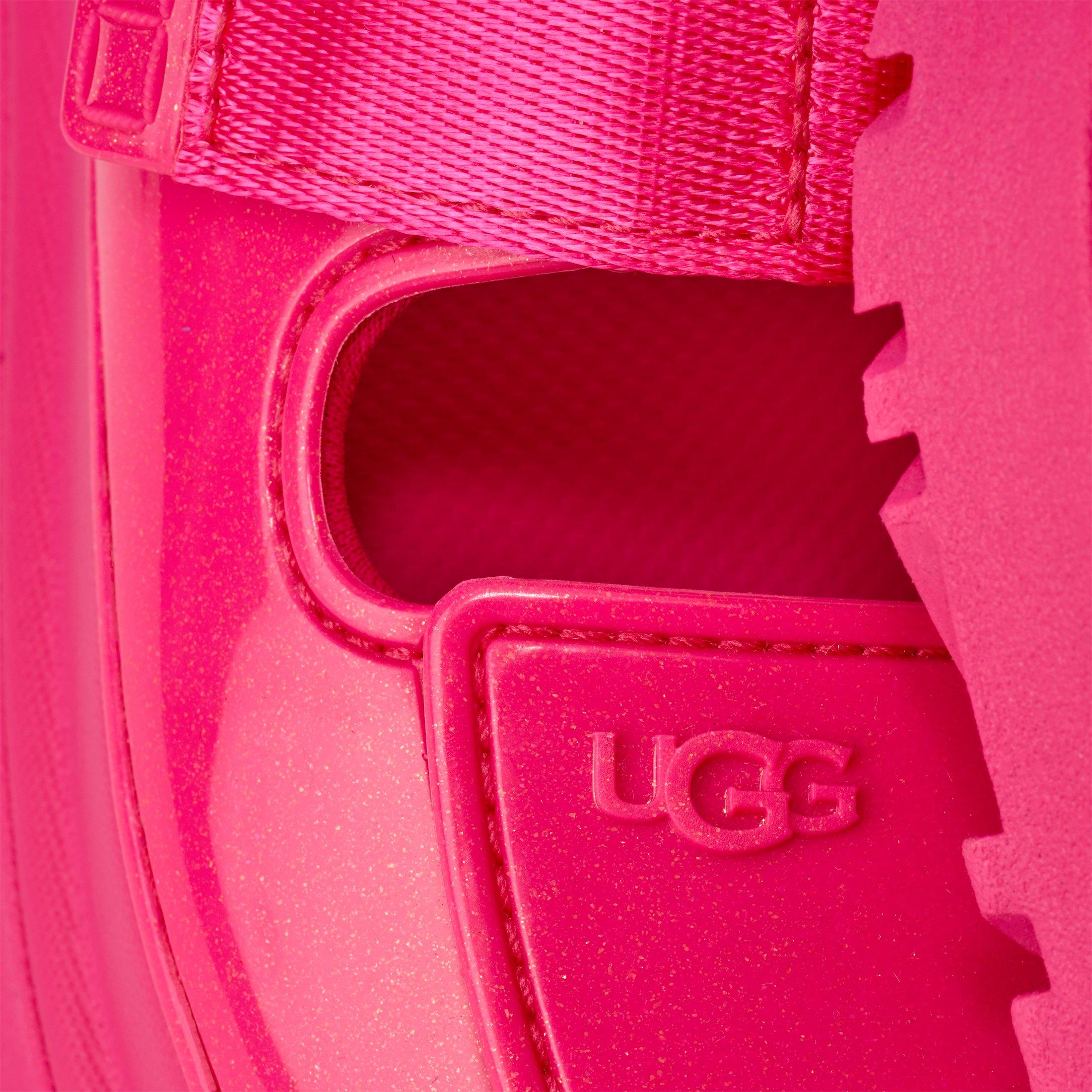 UGG GoldenGlow Glossy Sparkles "Pink" Grade School Girls' Sandal - PINK Thumbnail View 7