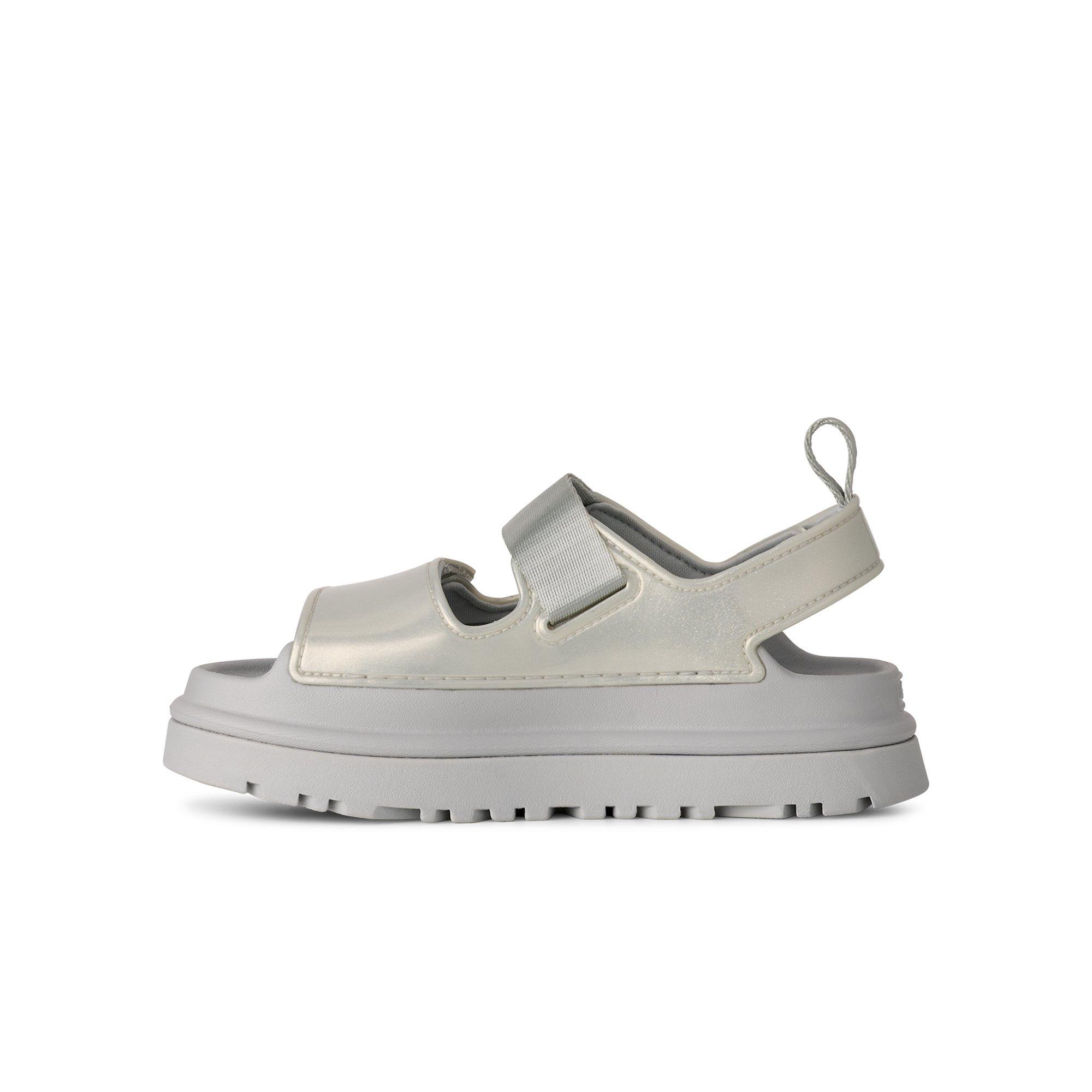 UGG GoldenGlow Glossy Sparkles Grade School Girls' "Silver" Sandal