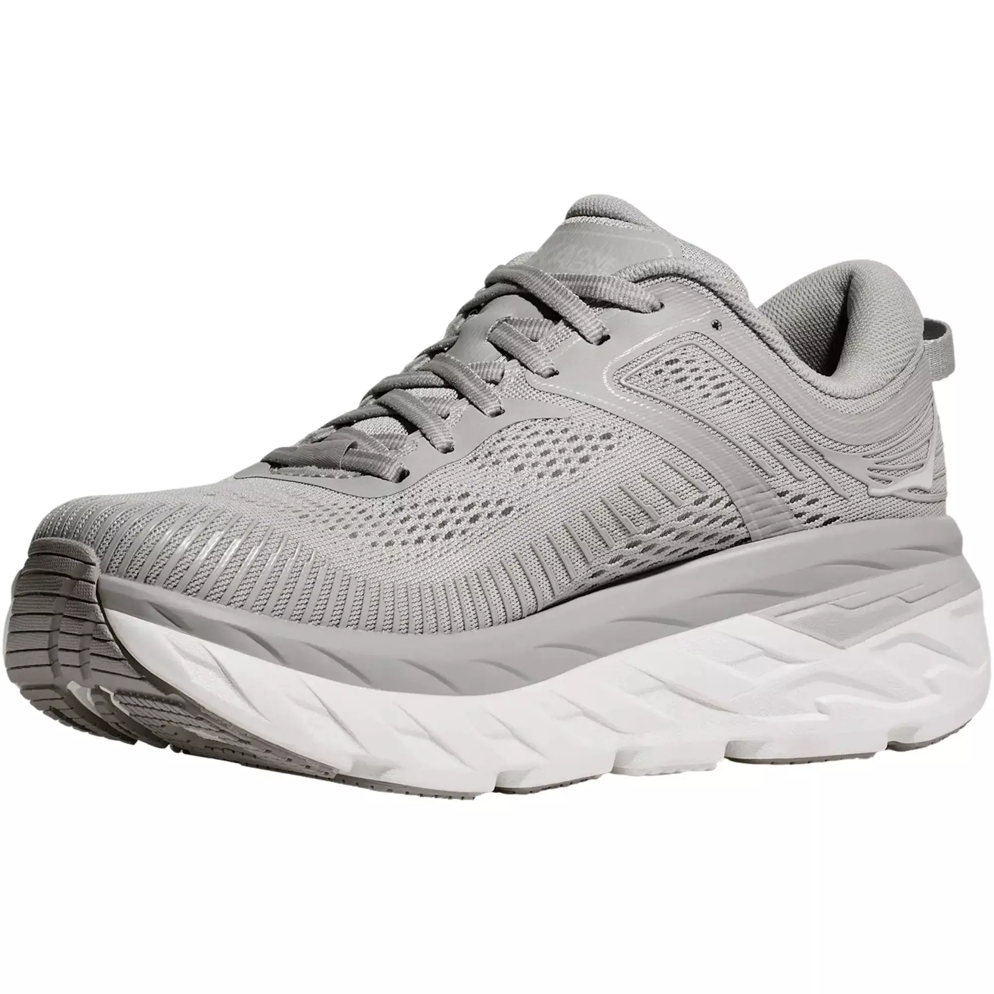 Hoka Bondi 7 "Harbor Mist/White" Men's Running Shoe - GREY/WHITE
